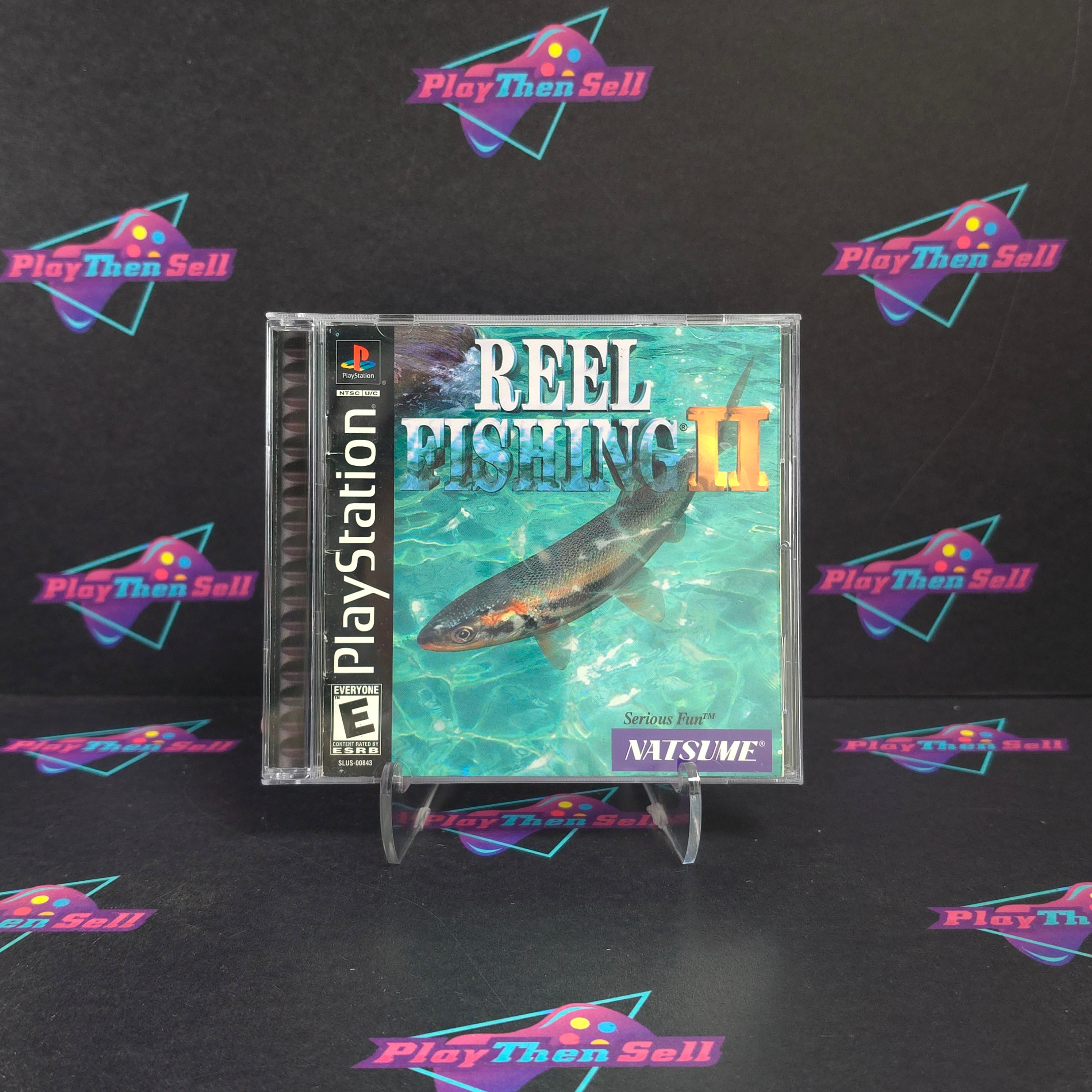 Reel Fishing II (2) PS1 PlayStation 1 Complete - Very Good