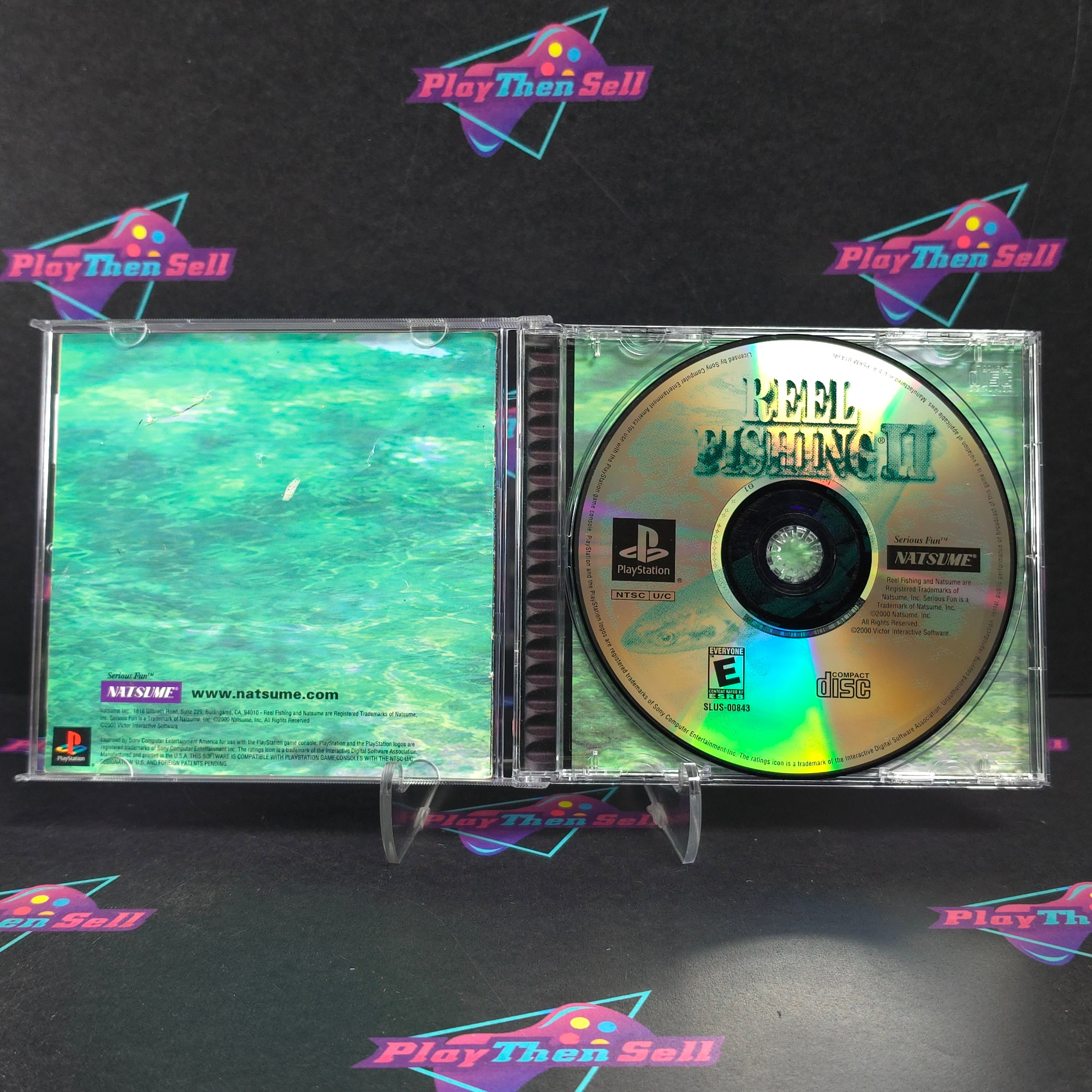Reel Fishing II (2) PS1 PlayStation 1 Complete - Very Good