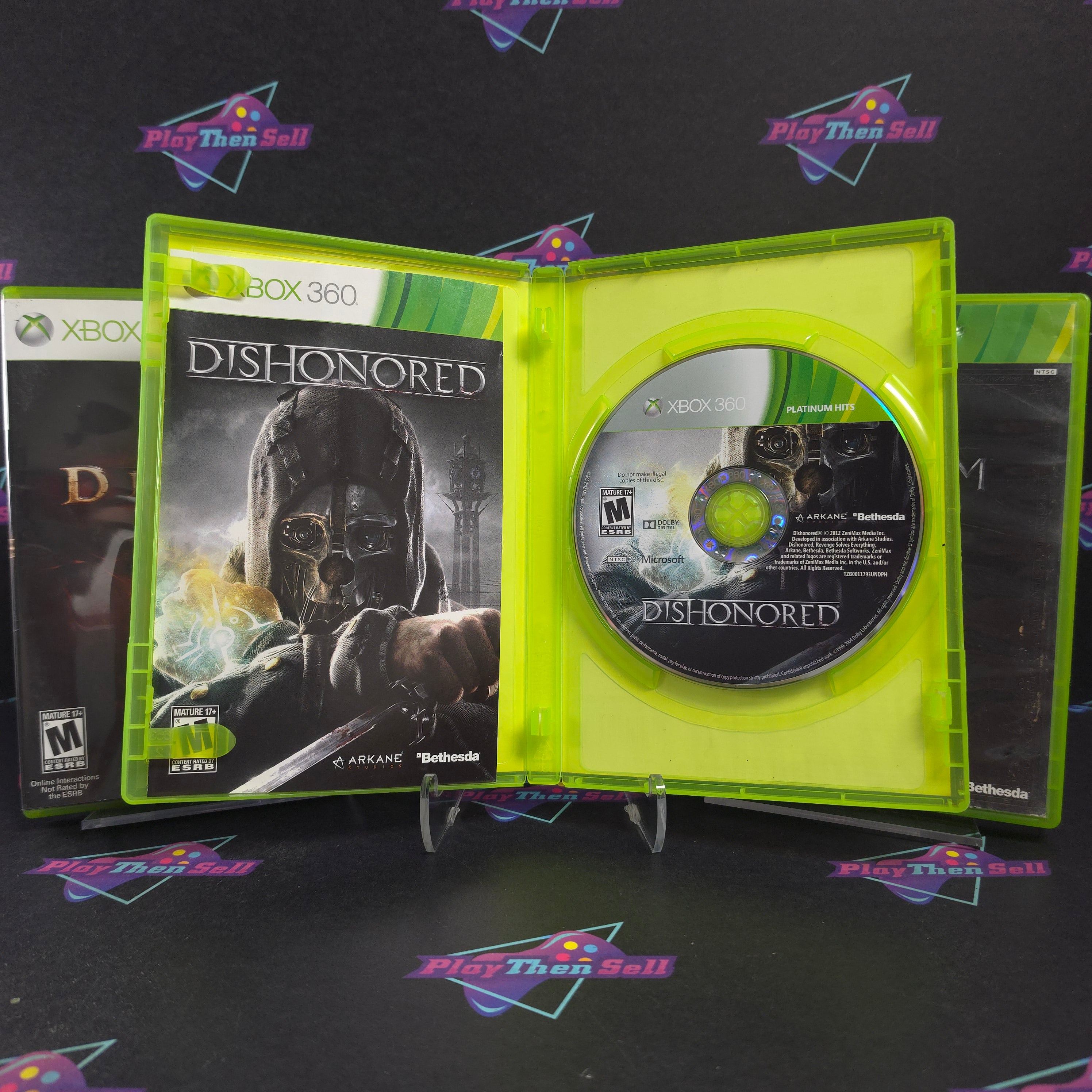 RPG Collection (3-Game Lot) Dishonored, Diablo 3, Skyrim Xbox 360 Bundle - Very Good