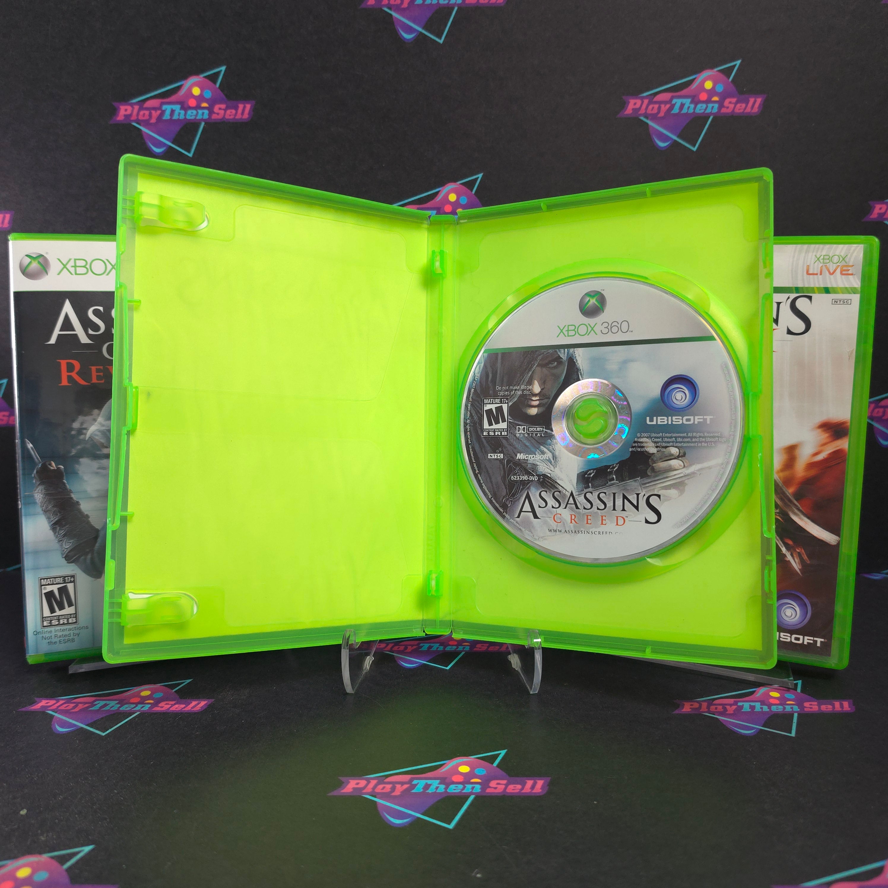 Assassin's Creed Collection (3-Game Lot) 1, 2, Revelations Xbox 360 Bundle - Very Good