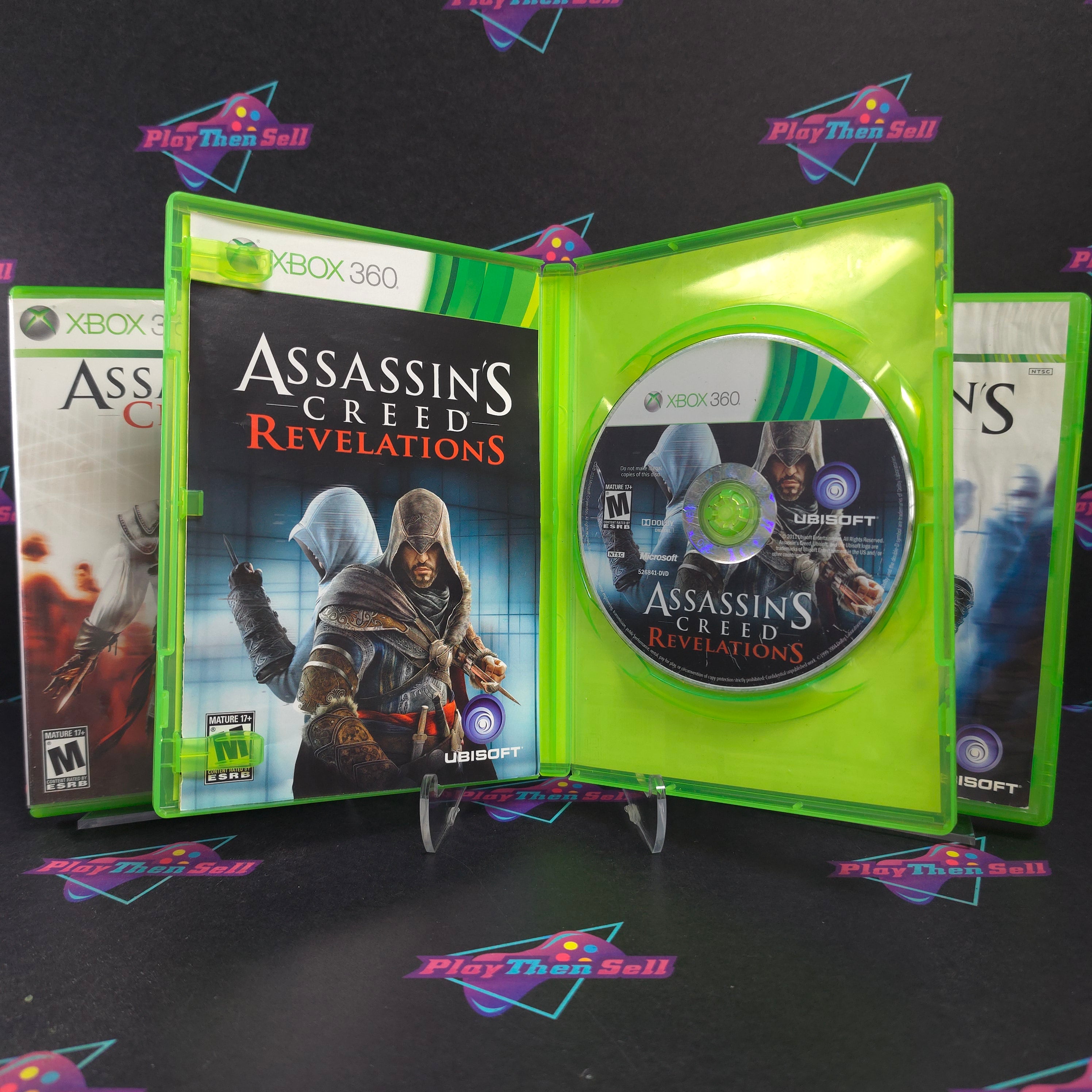 Assassin's Creed Collection (3-Game Lot) 1, 2, Revelations Xbox 360 Bundle - Very Good
