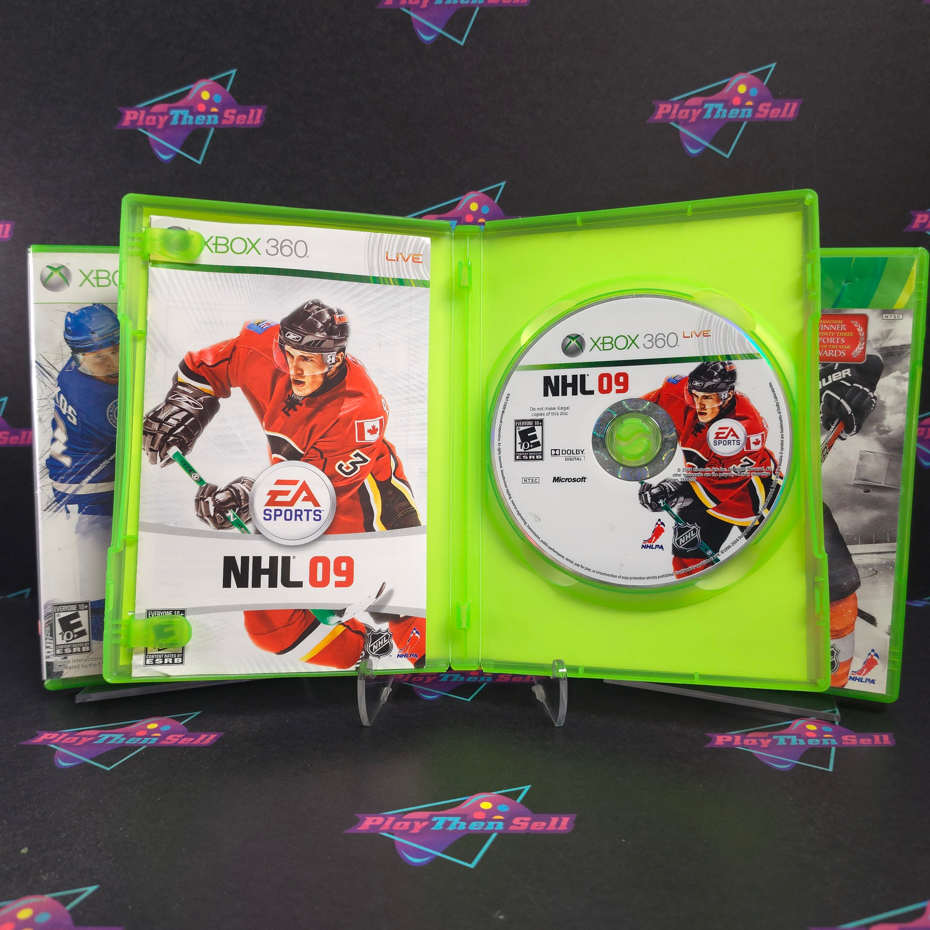 NHL Collection (3-Game Lot) 09, 12, 13 Xbox 360 Complete Bundle - Very Good