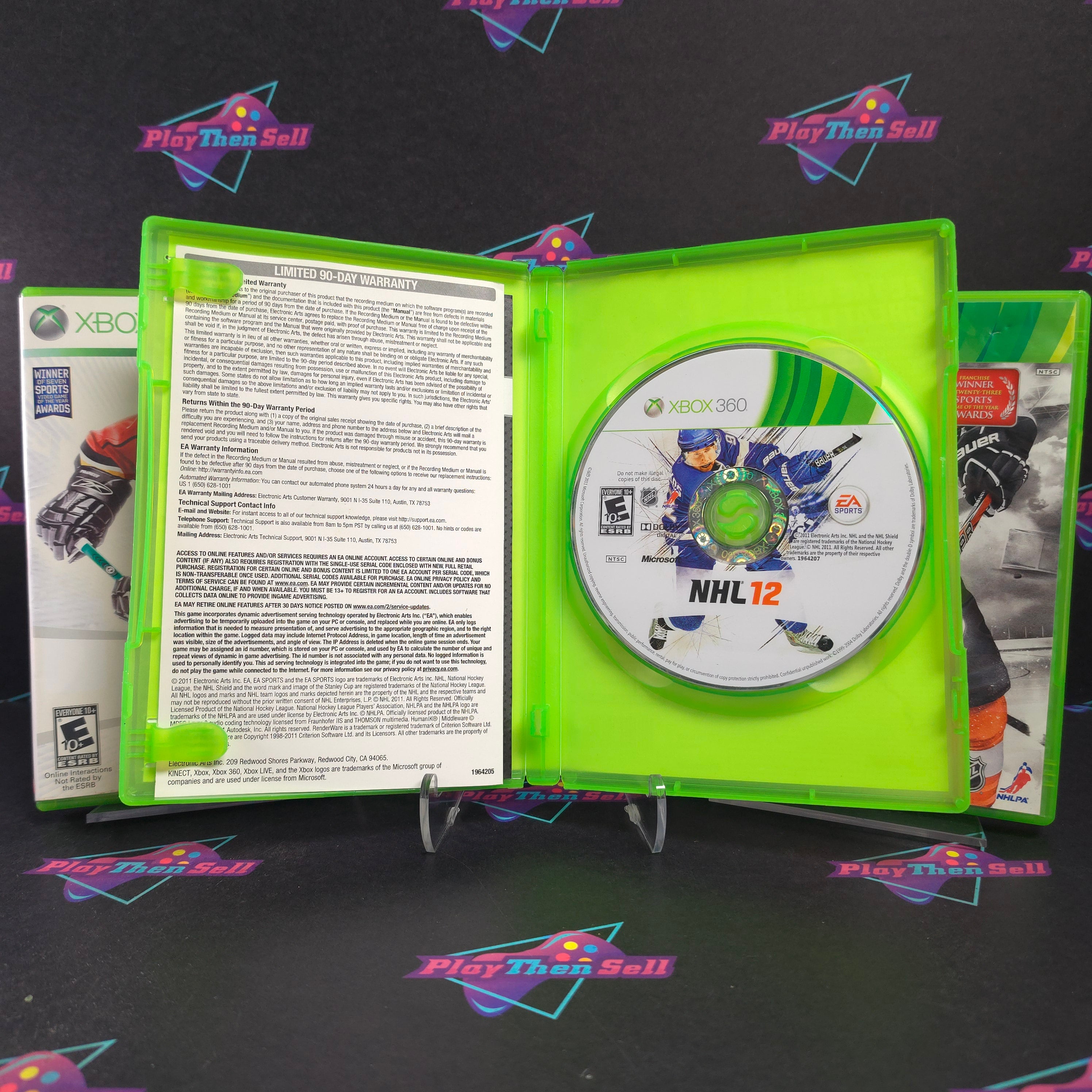 NHL Collection (3-Game Lot) 09, 12, 13 Xbox 360 Complete Bundle - Very Good
