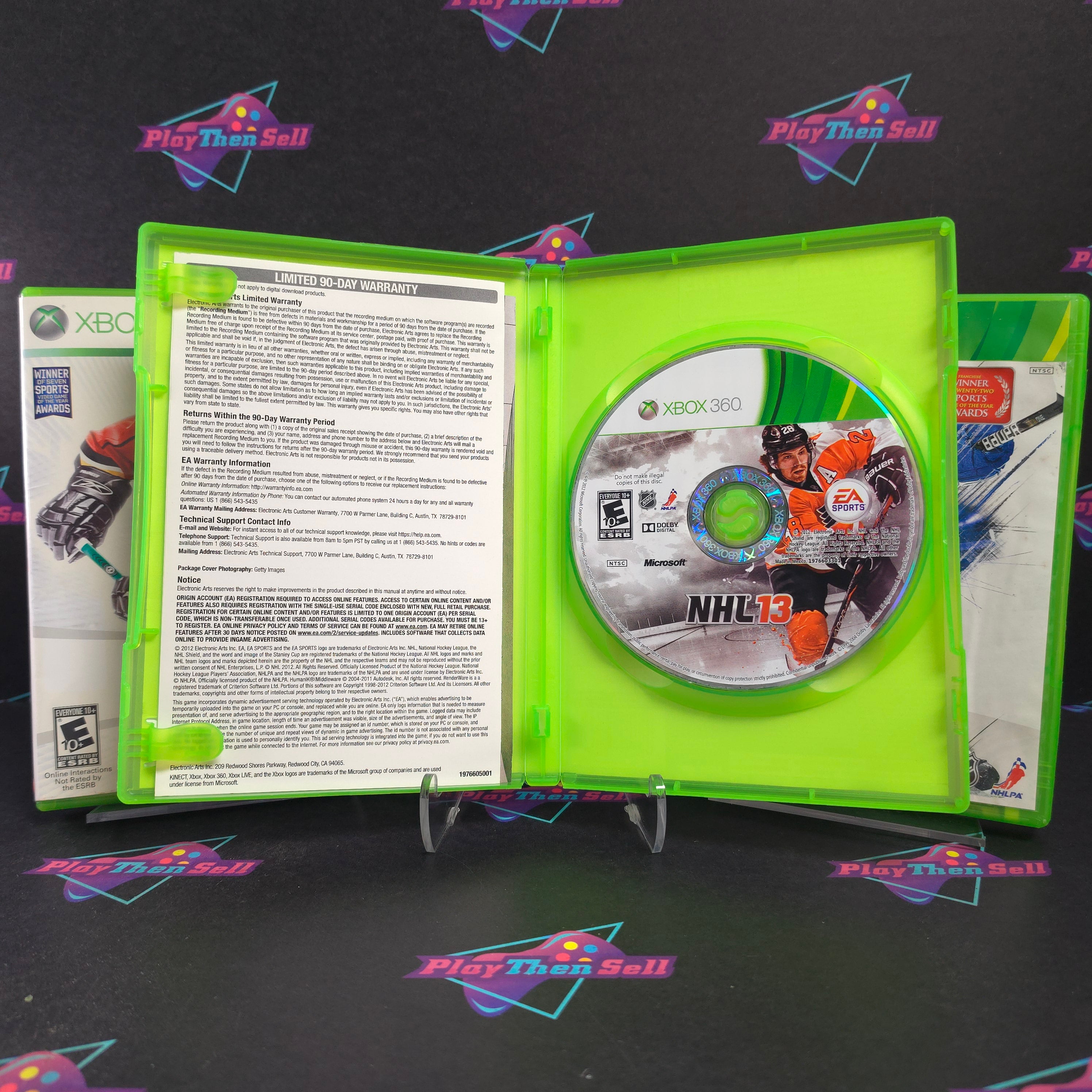 NHL Collection (3-Game Lot) 09, 12, 13 Xbox 360 Complete Bundle - Very Good