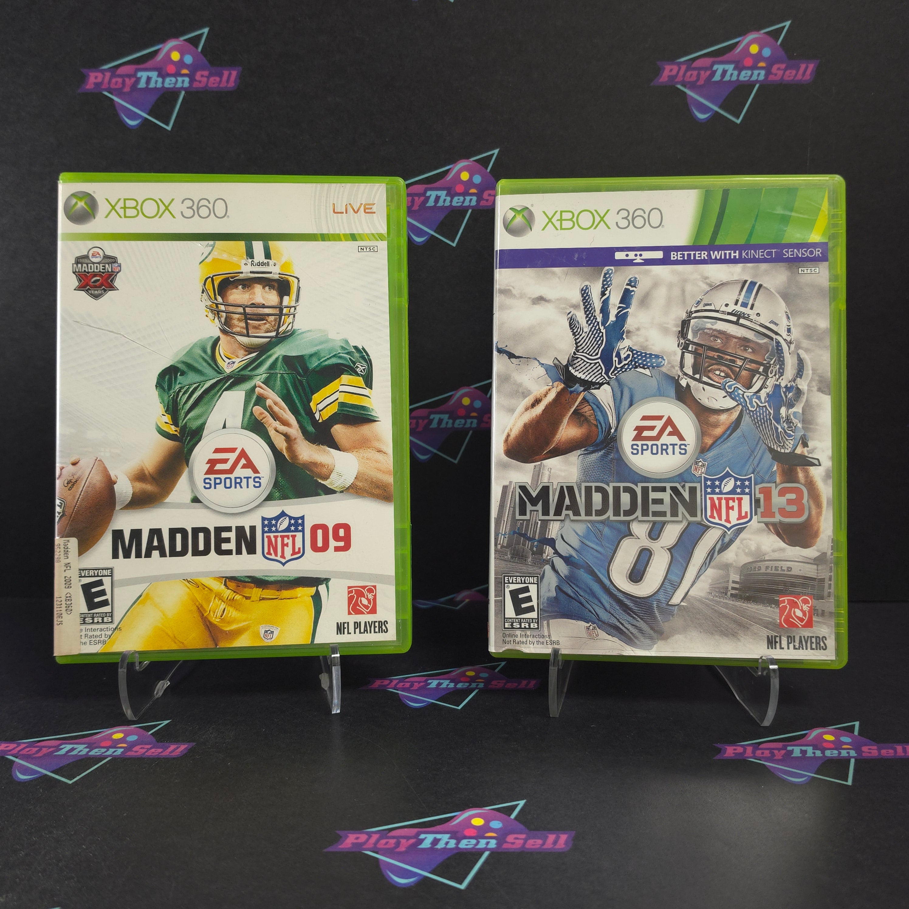 Madden NFL Collection (2-Game Lot) 09 & 13 Xbox 360 Bundle - Very Good