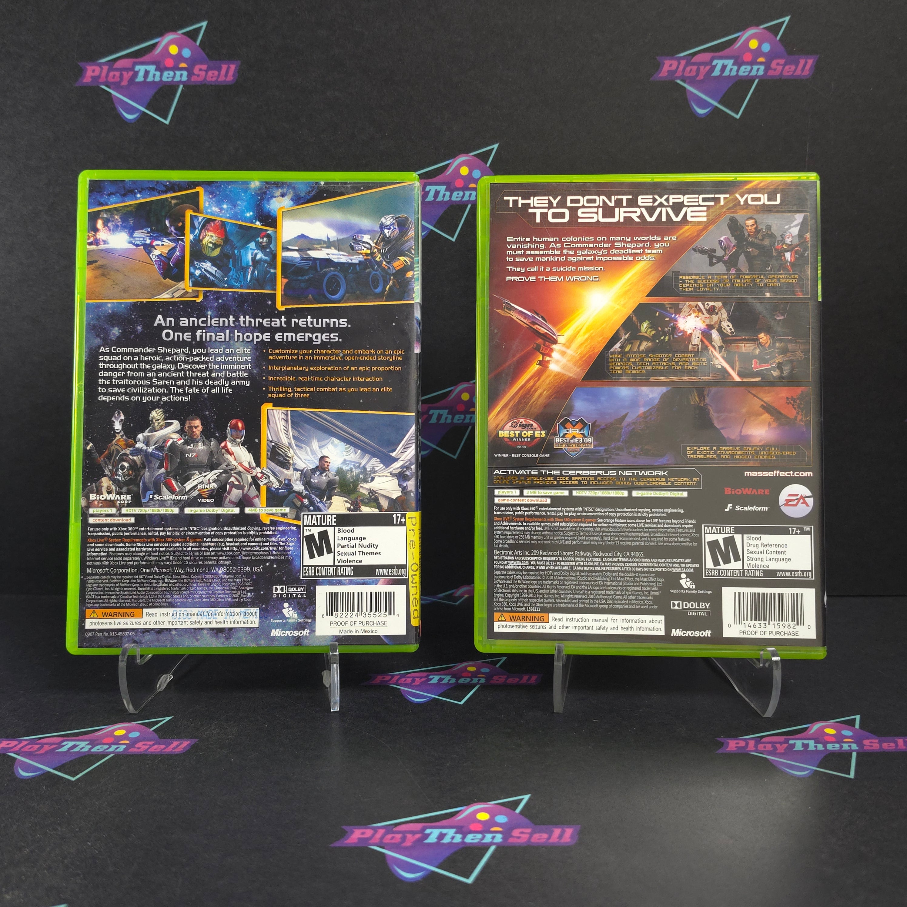 Mass Effect Collection (2-Game Lot) Xbox 360 Bundle - Very Good