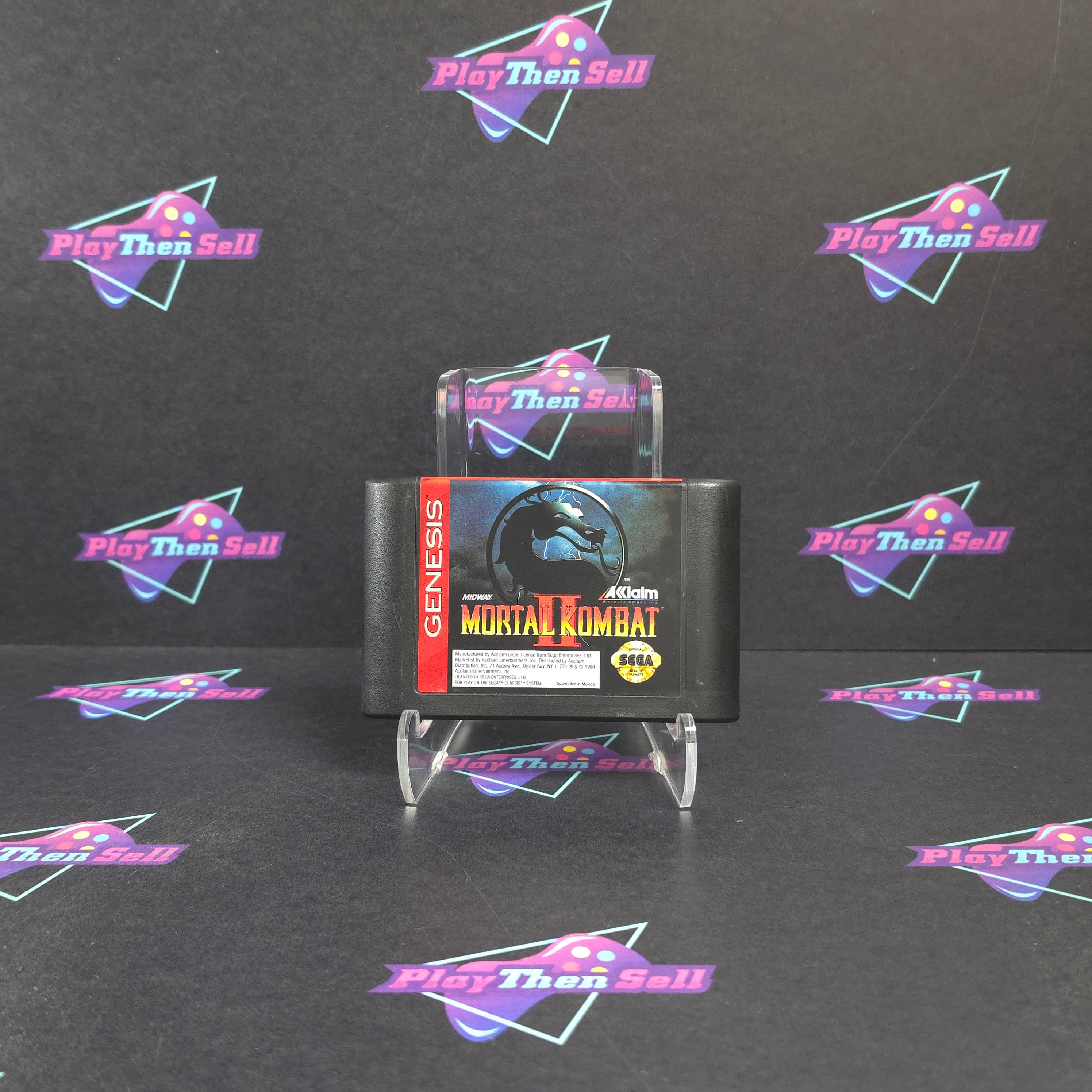 Mortal Kombat II (2) Sega Genesis Cart Only - Excellent