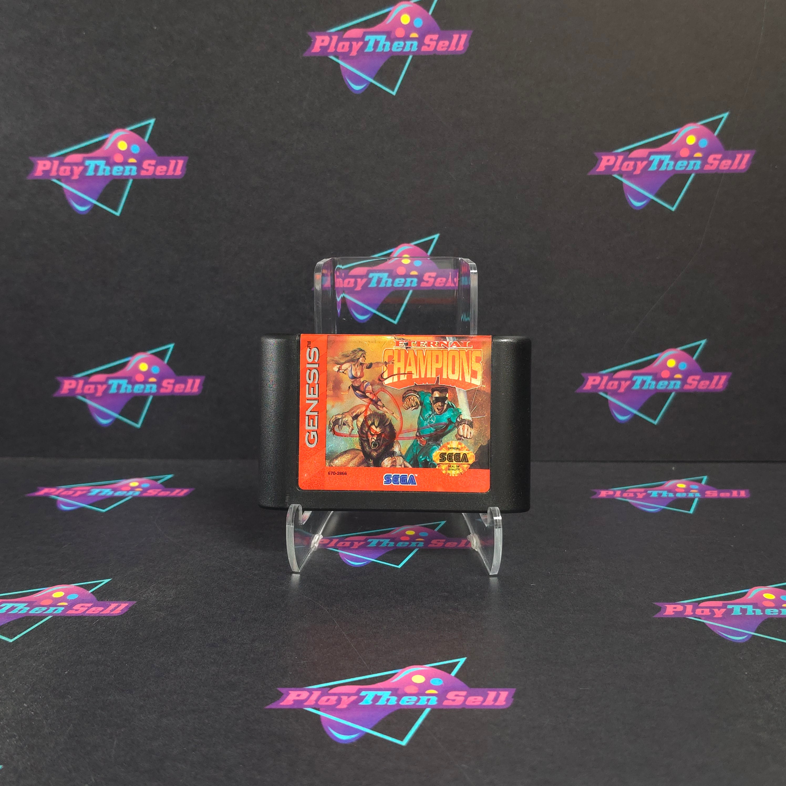 Eternal Champions Sega Genesis Cart Only - Excellent