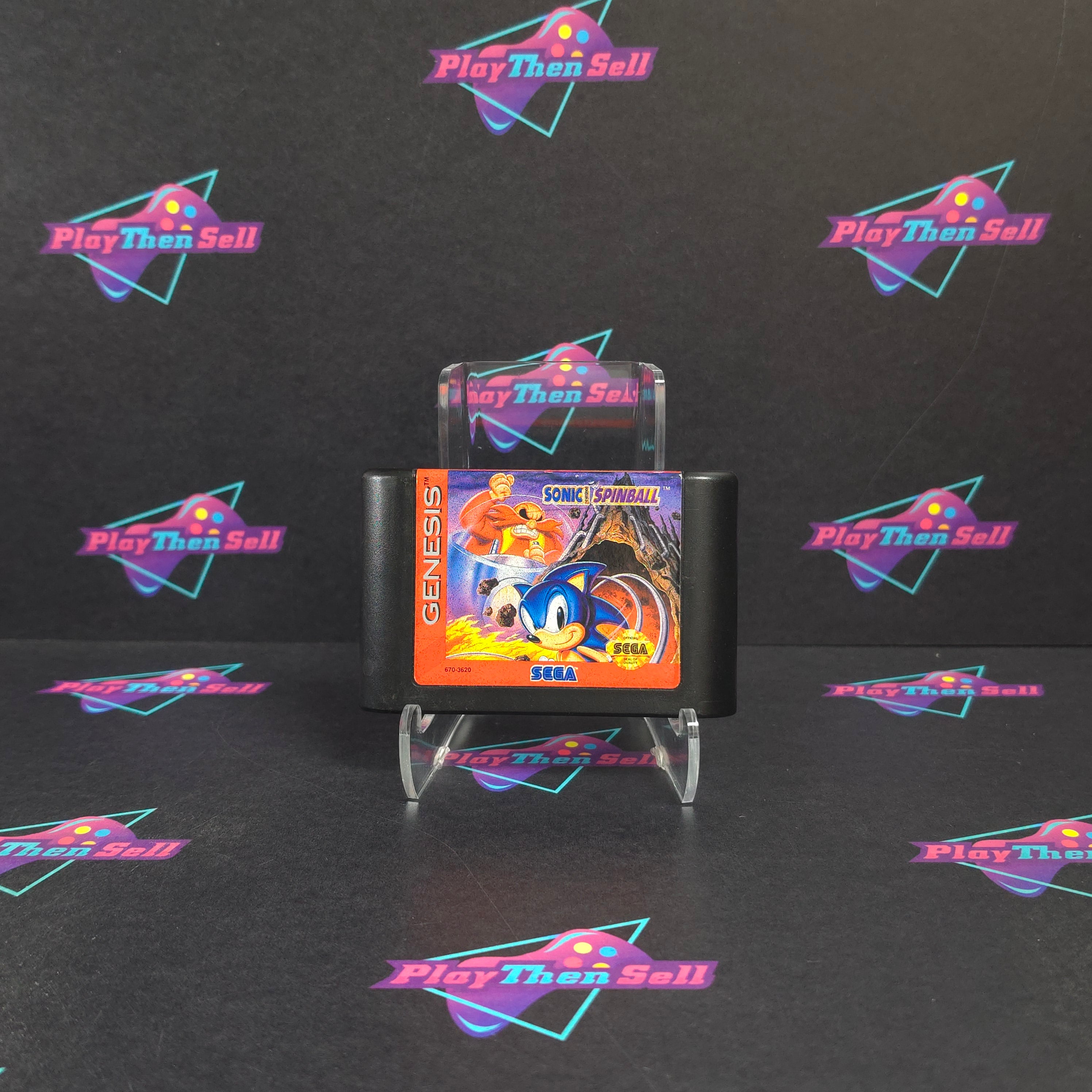 Sonic the Hedgehog Spinball Sega Genesis Cart Only - Excellent