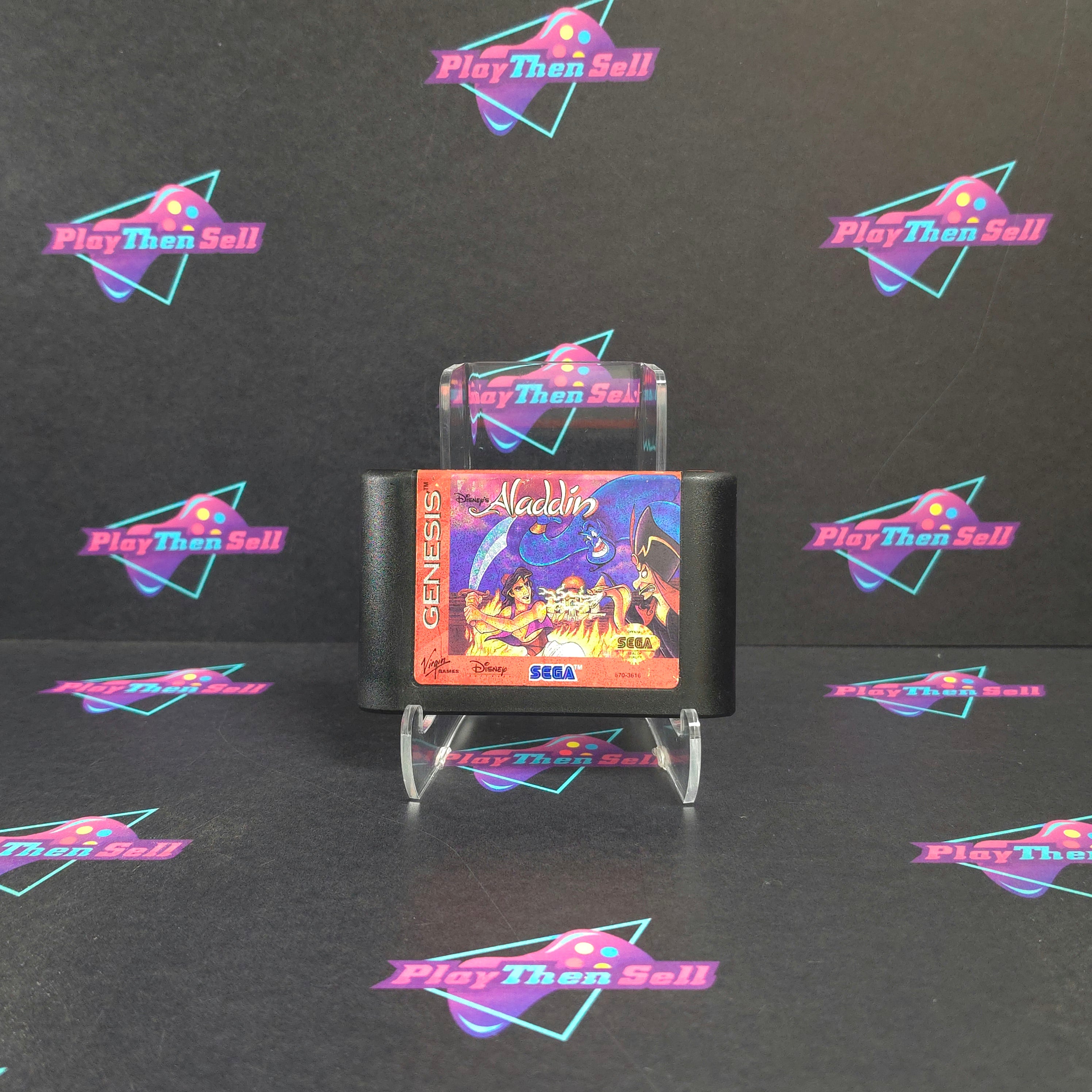 Disney's Aladdin Sega Genesis Cart Only - Very Good
