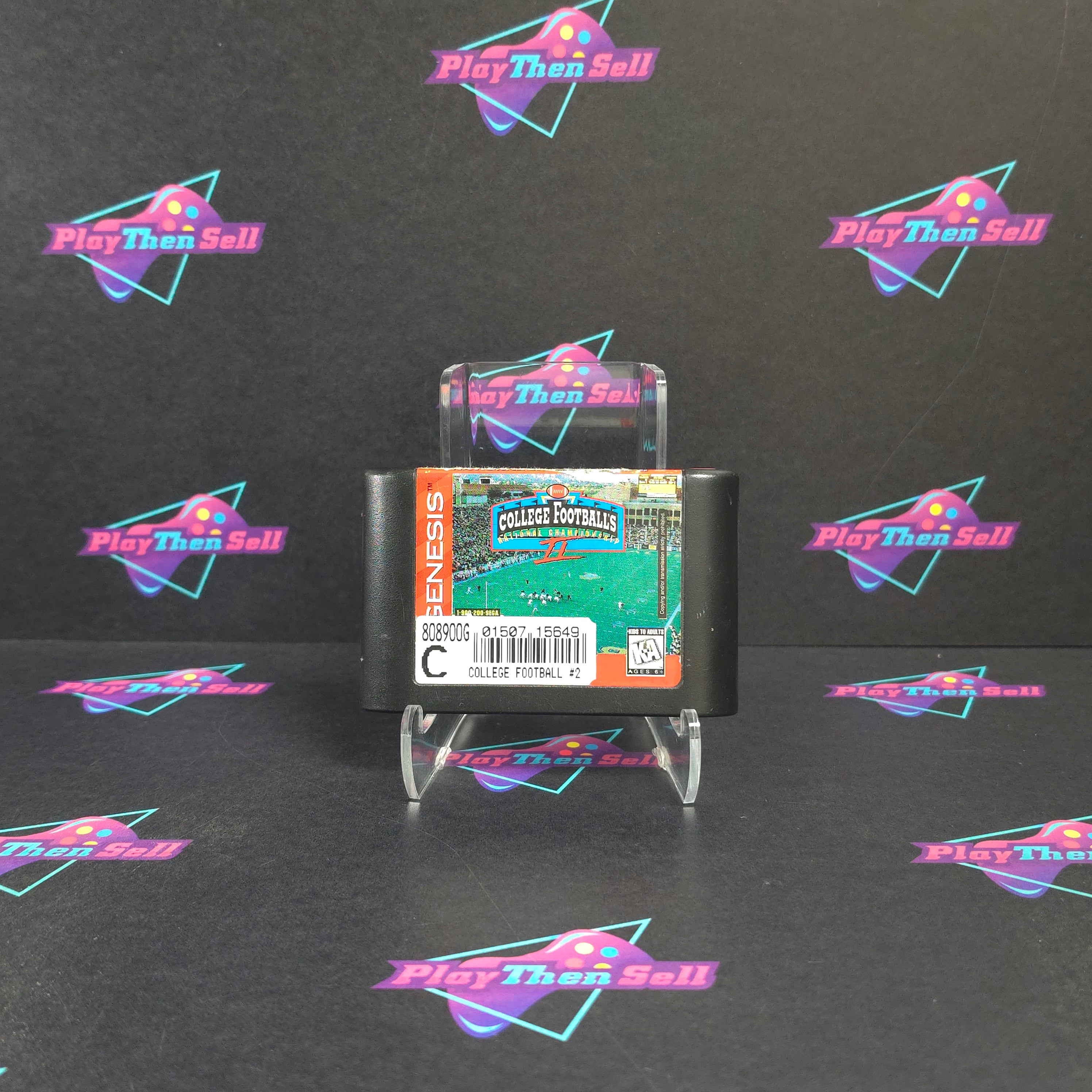 College Football's National Championship II (2) Sega Genesis Cart Only - Very Good