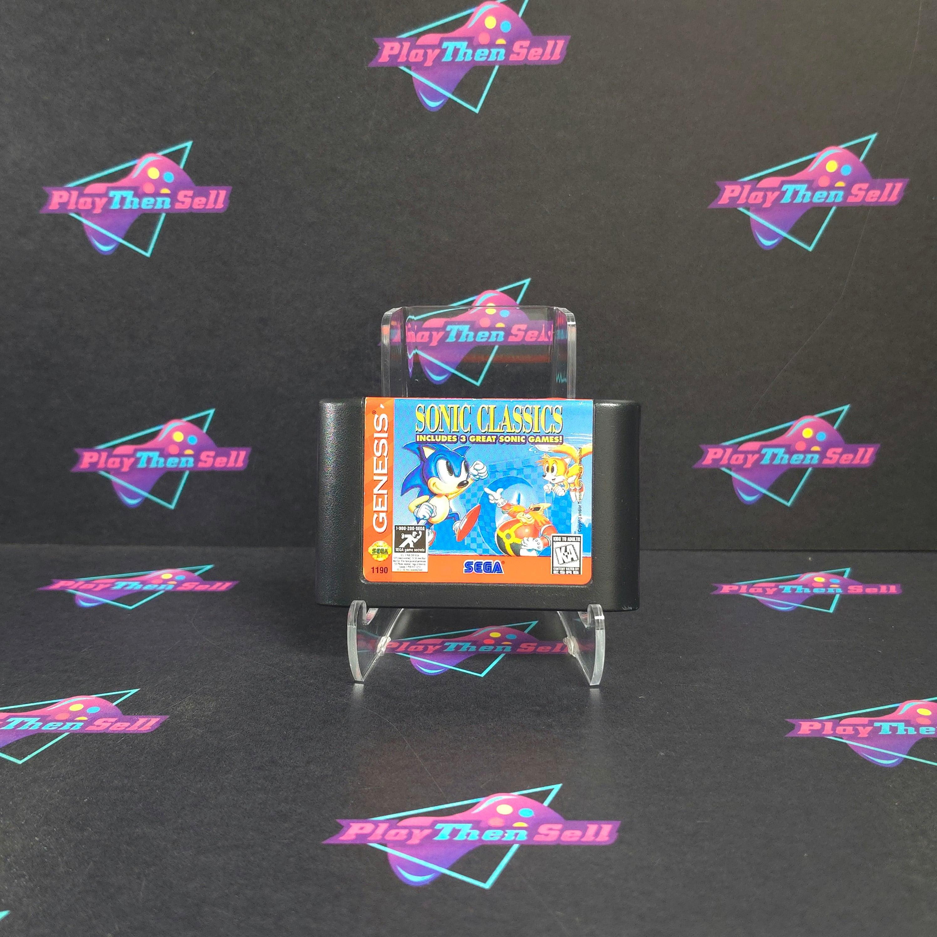 Sonic Classics 3-in-1 Sega Genesis Cart Only - Excellent