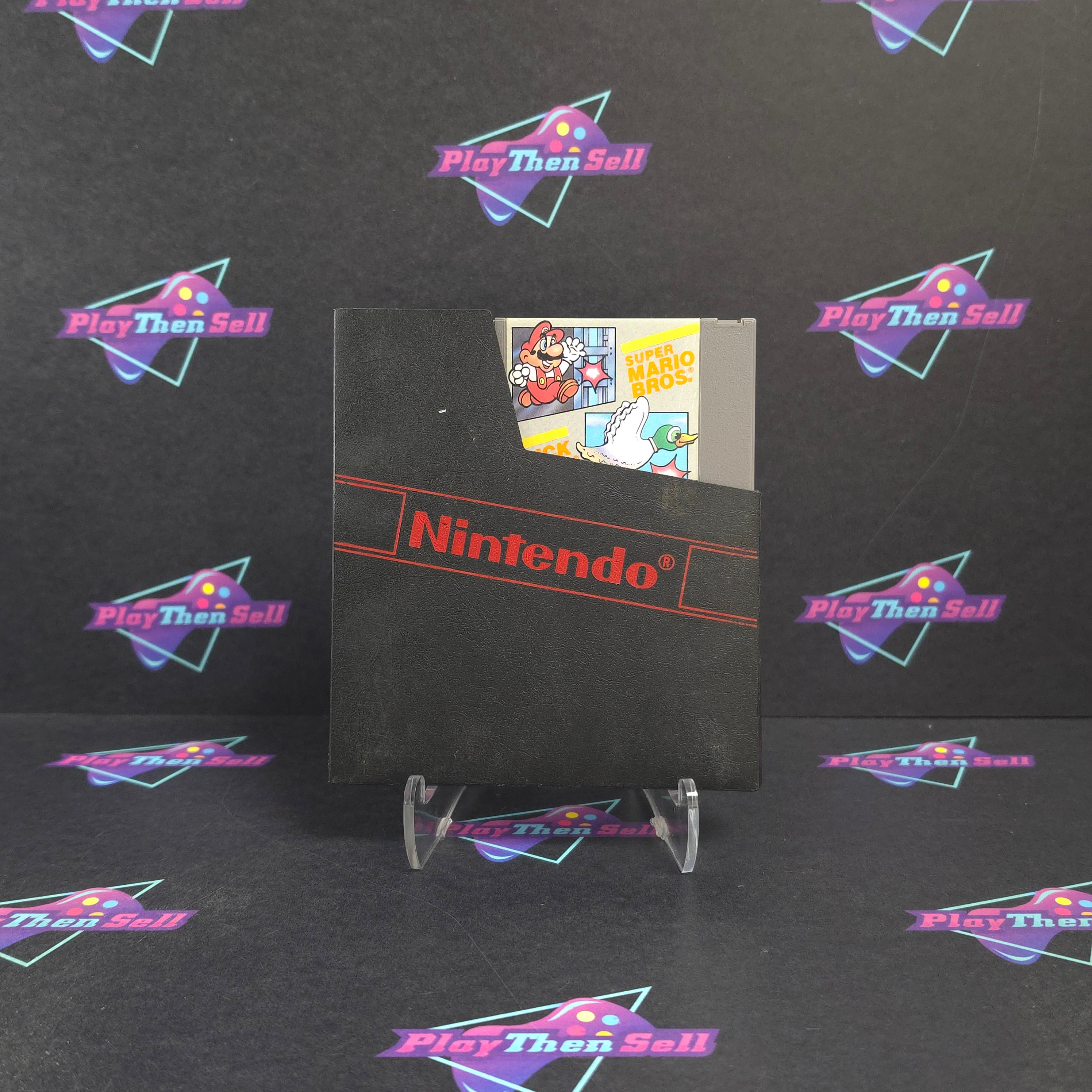 Super Mario Bros / Duck Hunt / World Class Track Meet Nintendo NES + Sleeve - Excellent