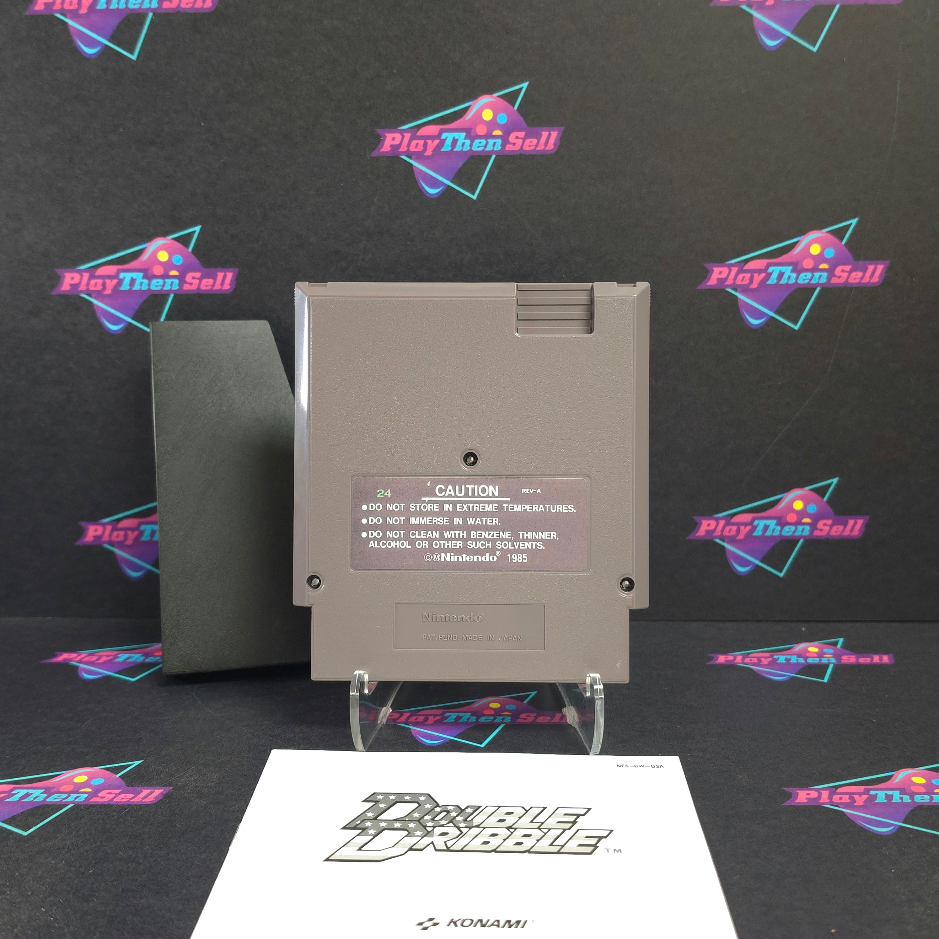 Double Dribble Nintendo NES + Manual / Sleeve Cart Only - Excellent