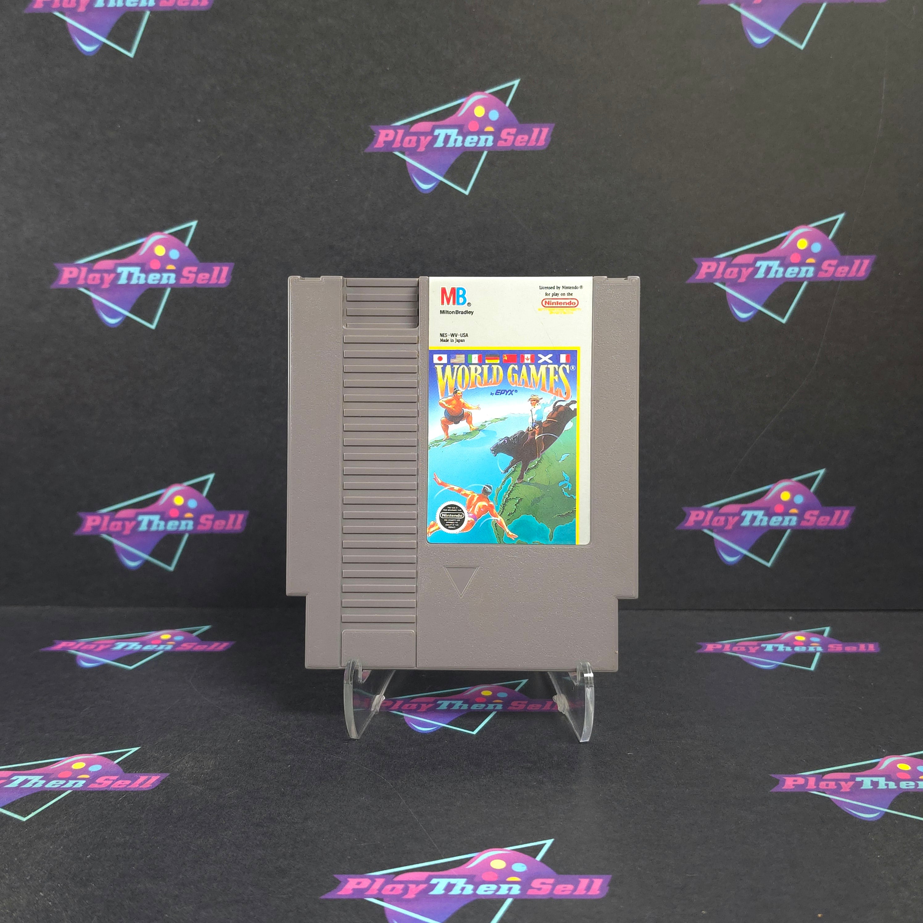World Games Nintendo NES Cart Only - Excellent