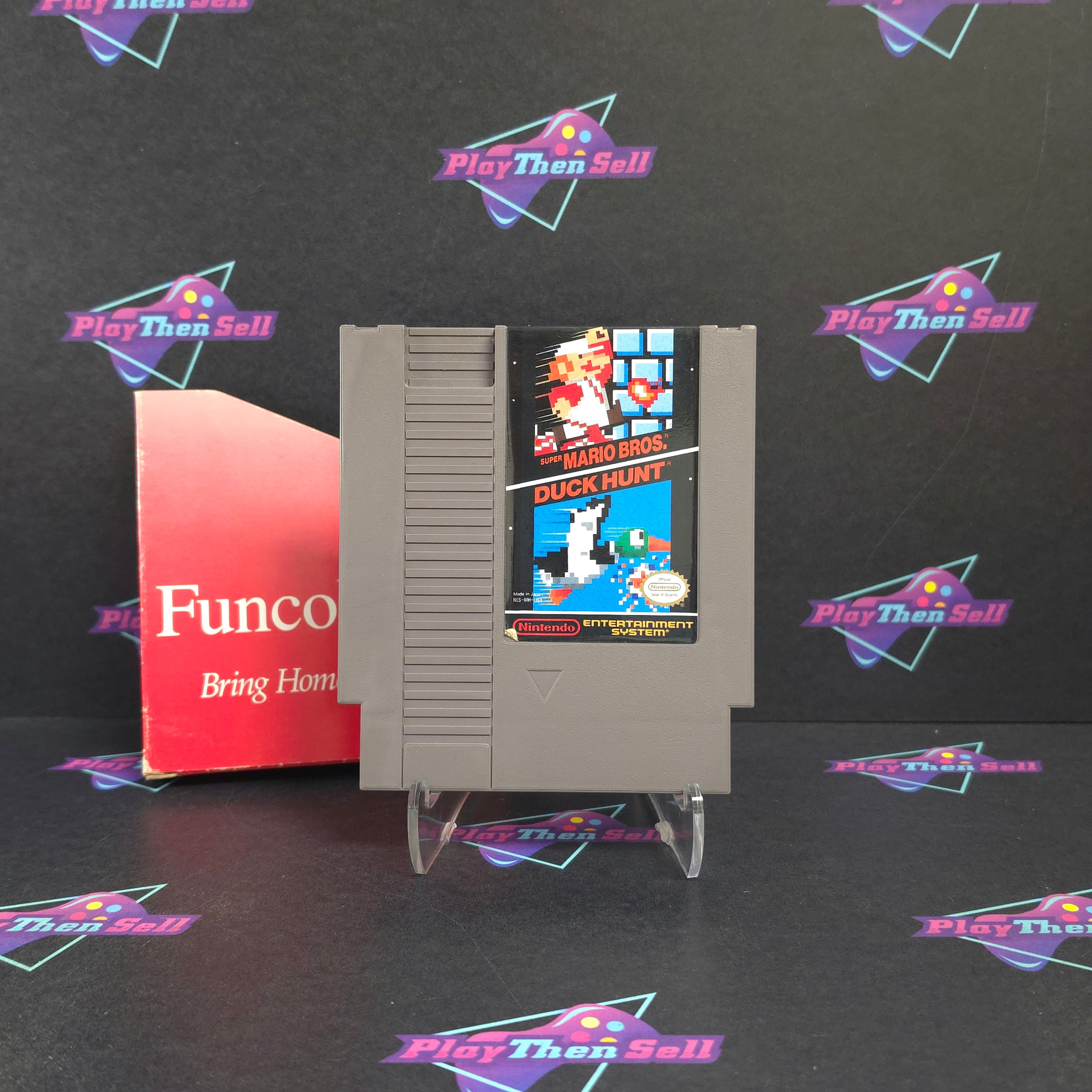 Super Mario Bros. / Duck Hunt Nintendo NES + Sleeve Cart Only - Very Good