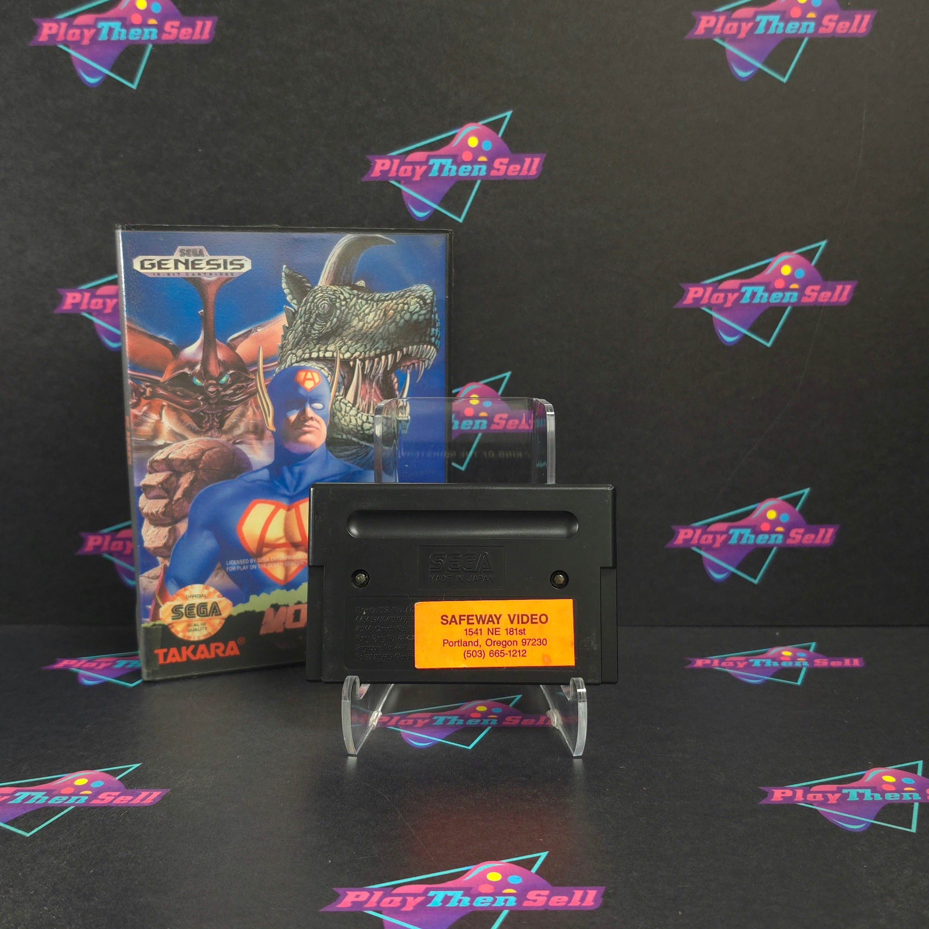 King of the Monsters Sega Genesis - Very Good