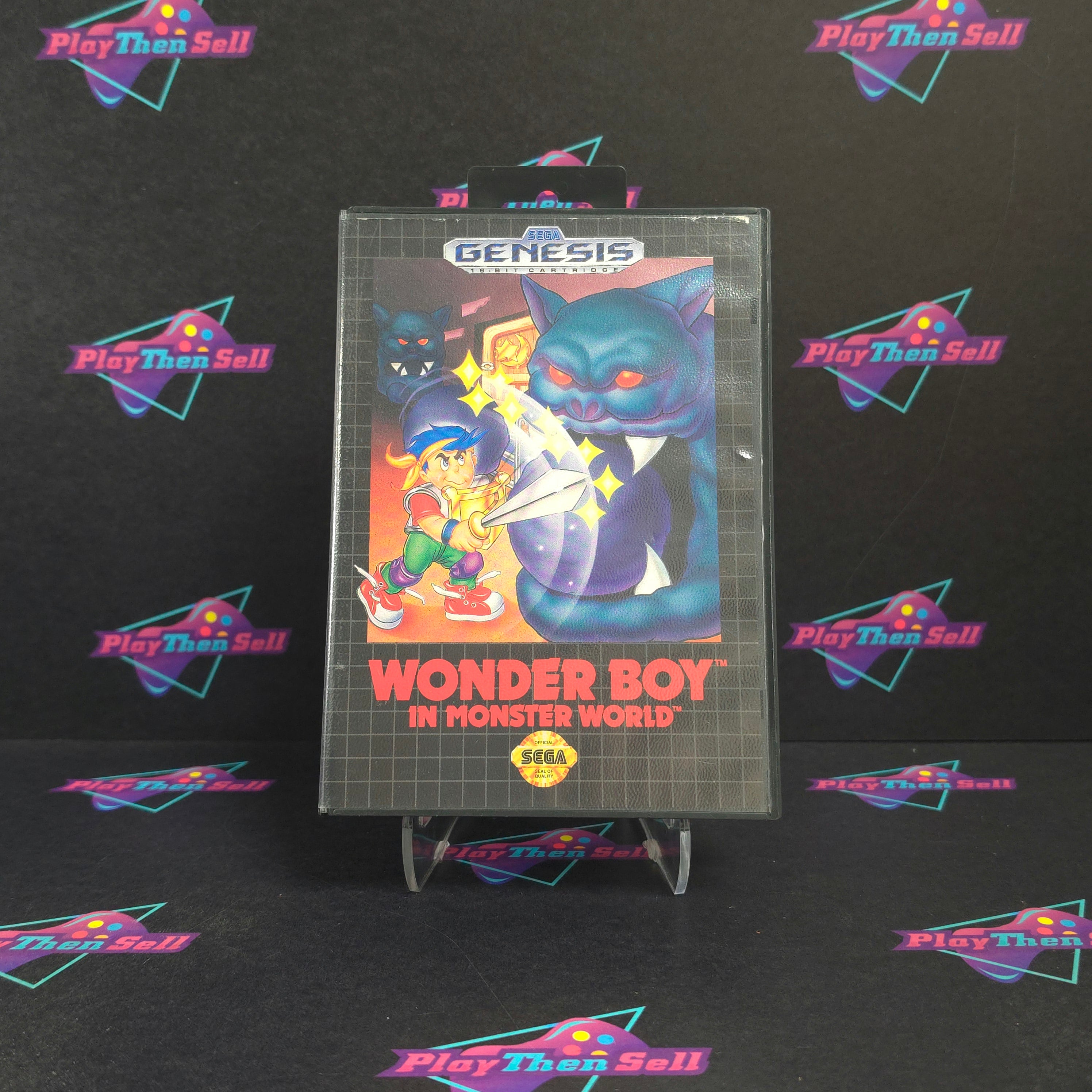 Wonder Boy in Monster World Sega Genesis - Very Good