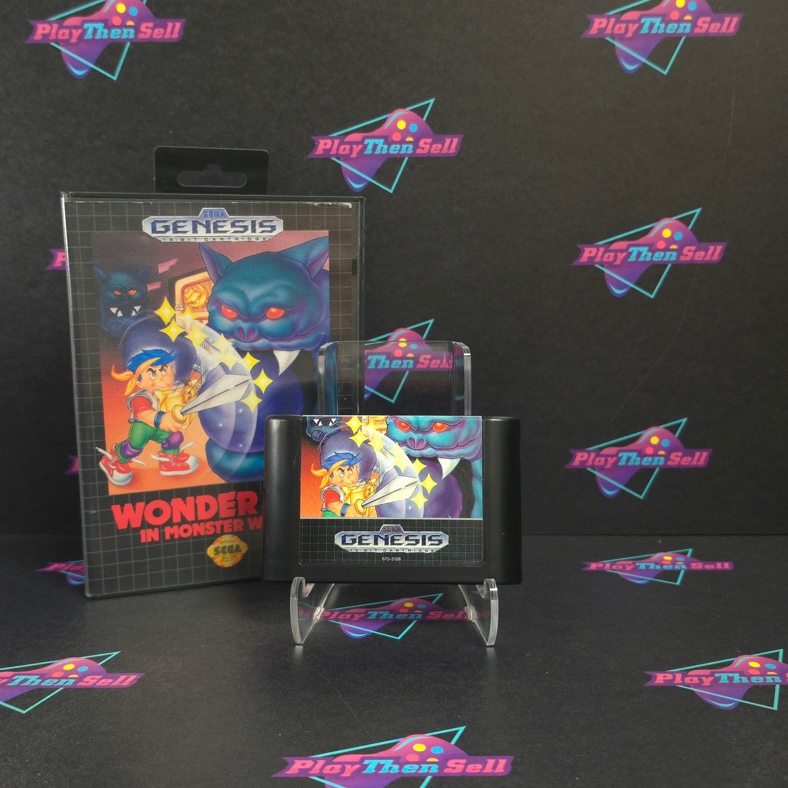 Wonder Boy in Monster World Sega Genesis - Very Good