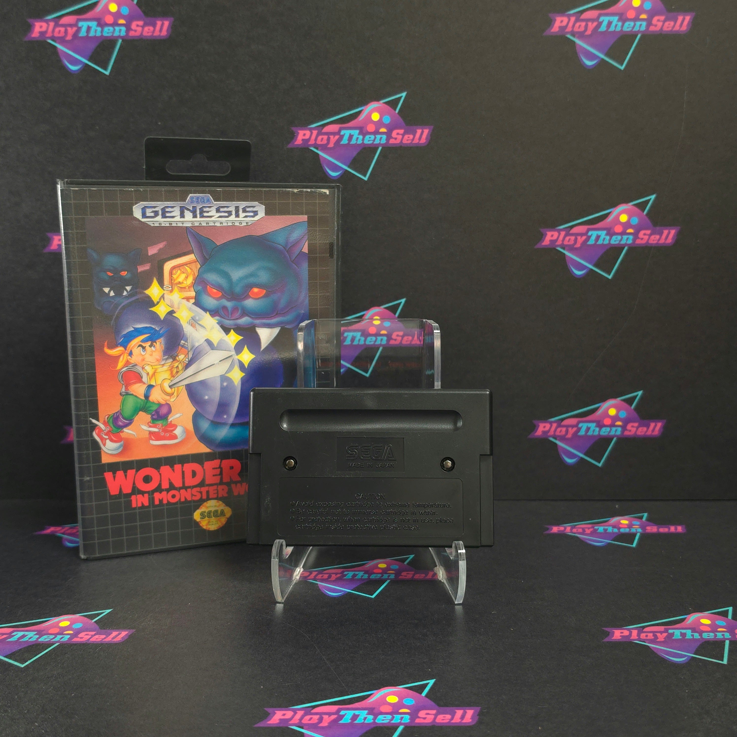 Wonder Boy in Monster World Sega Genesis - Very Good