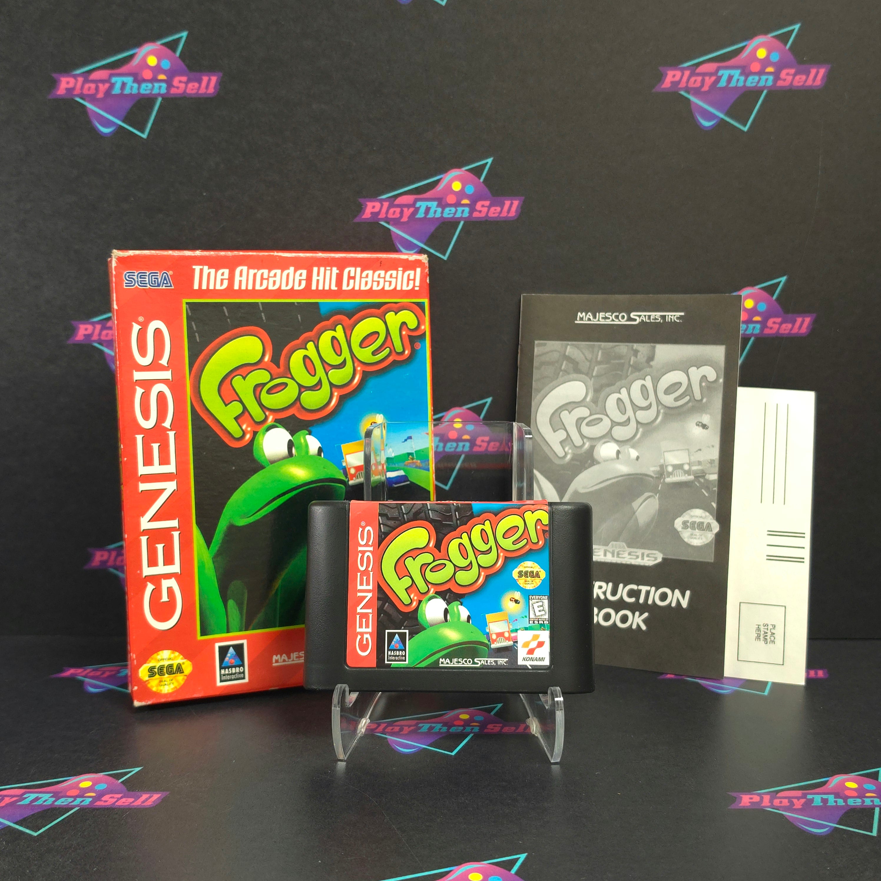 Frogger Sega Genesis + Reg Complete - Excellent