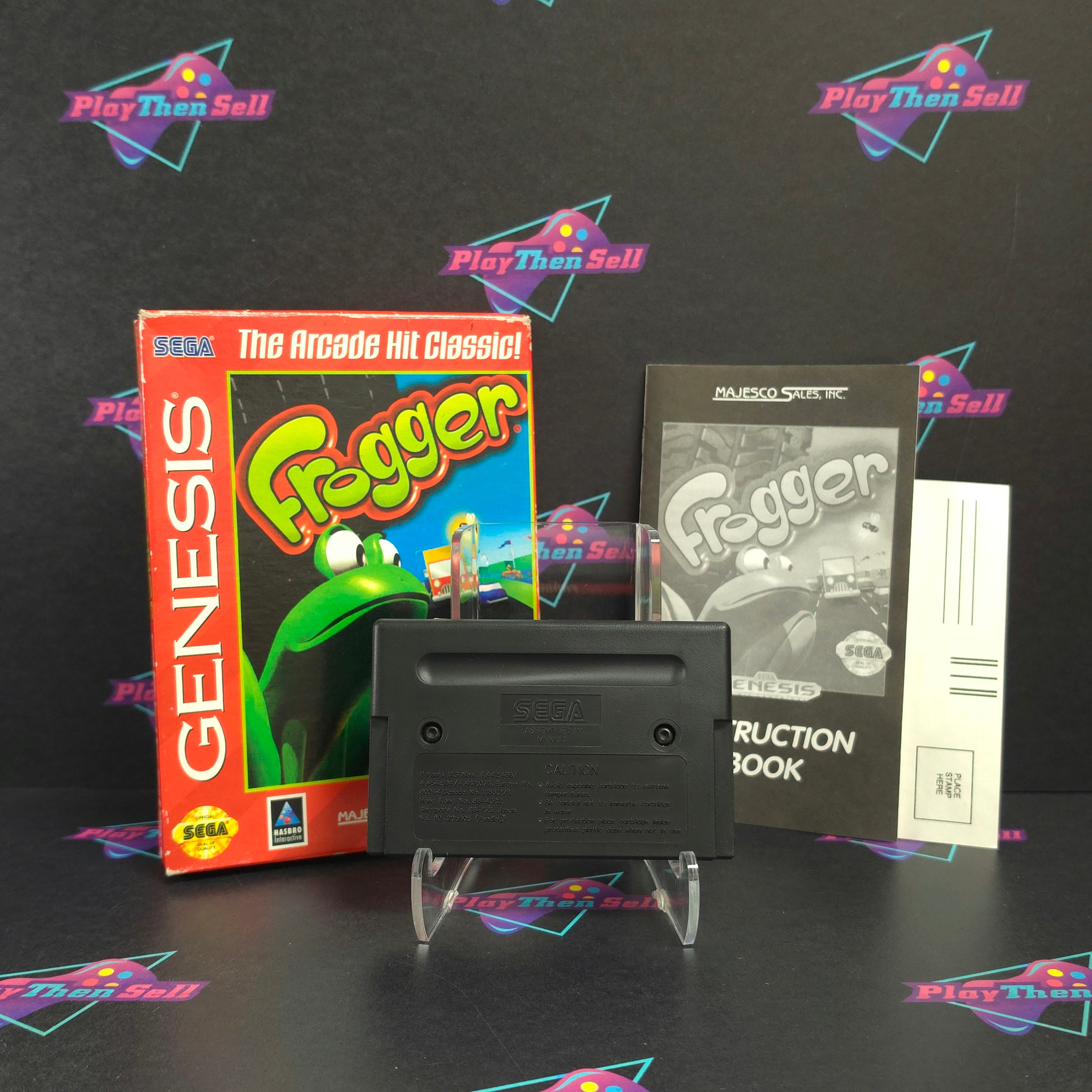 Frogger Sega Genesis + Reg Complete - Excellent