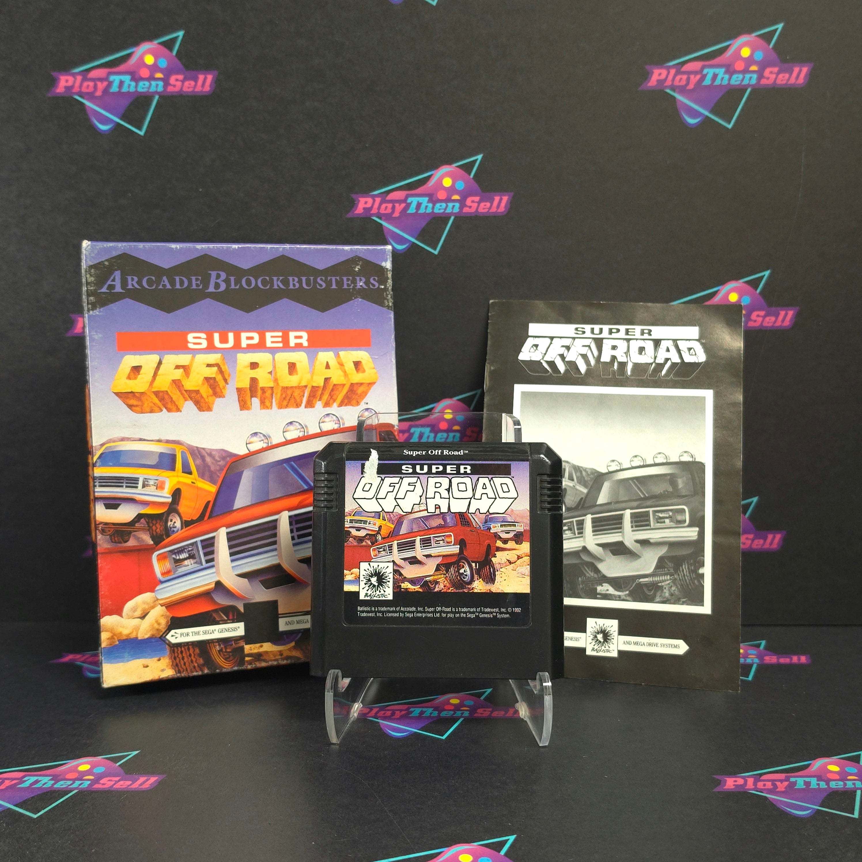 Super Off Road Sega Genesis Complete - Very Good