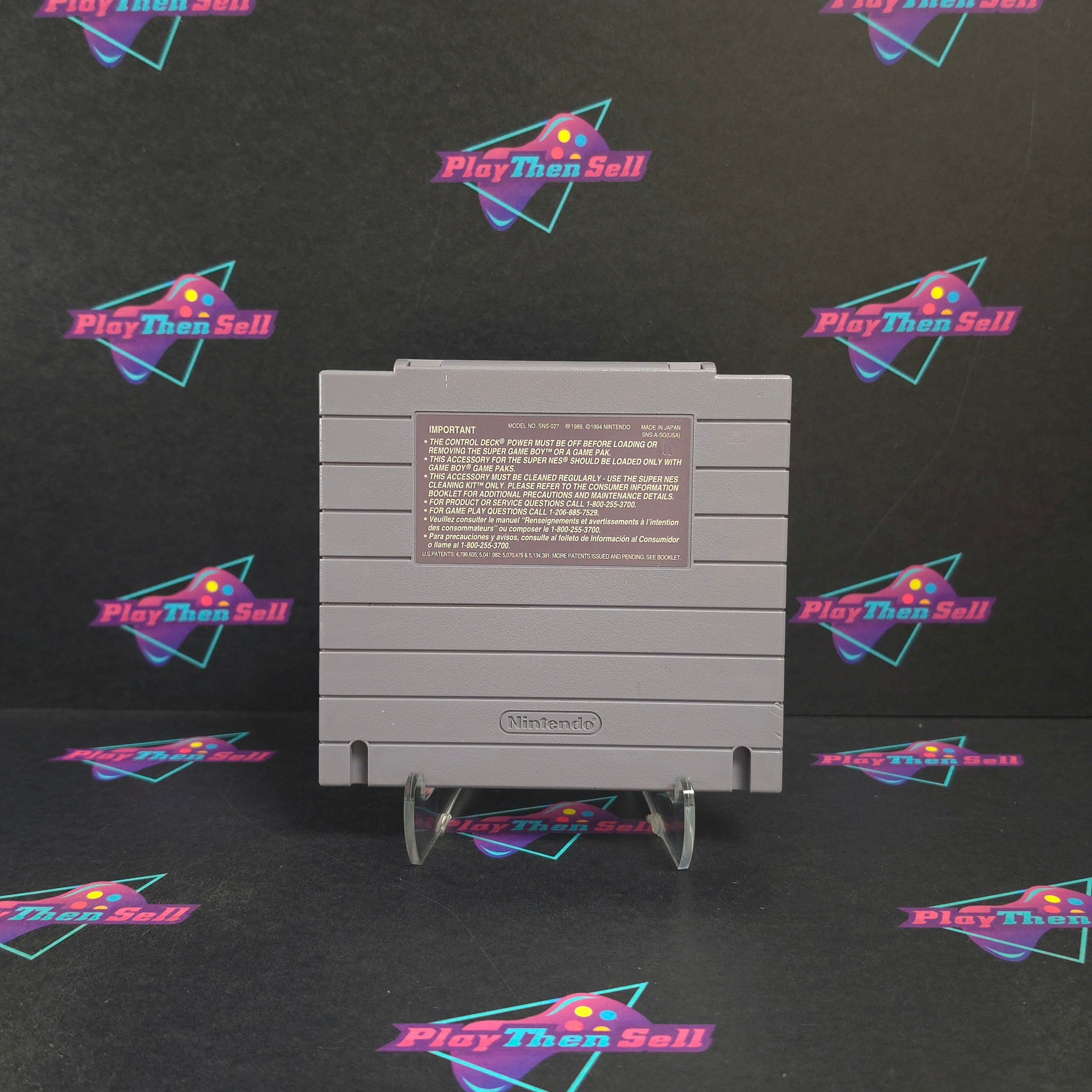 Super Game Boy Game Pak Adapter for Super Nintendo SNES - Excellent