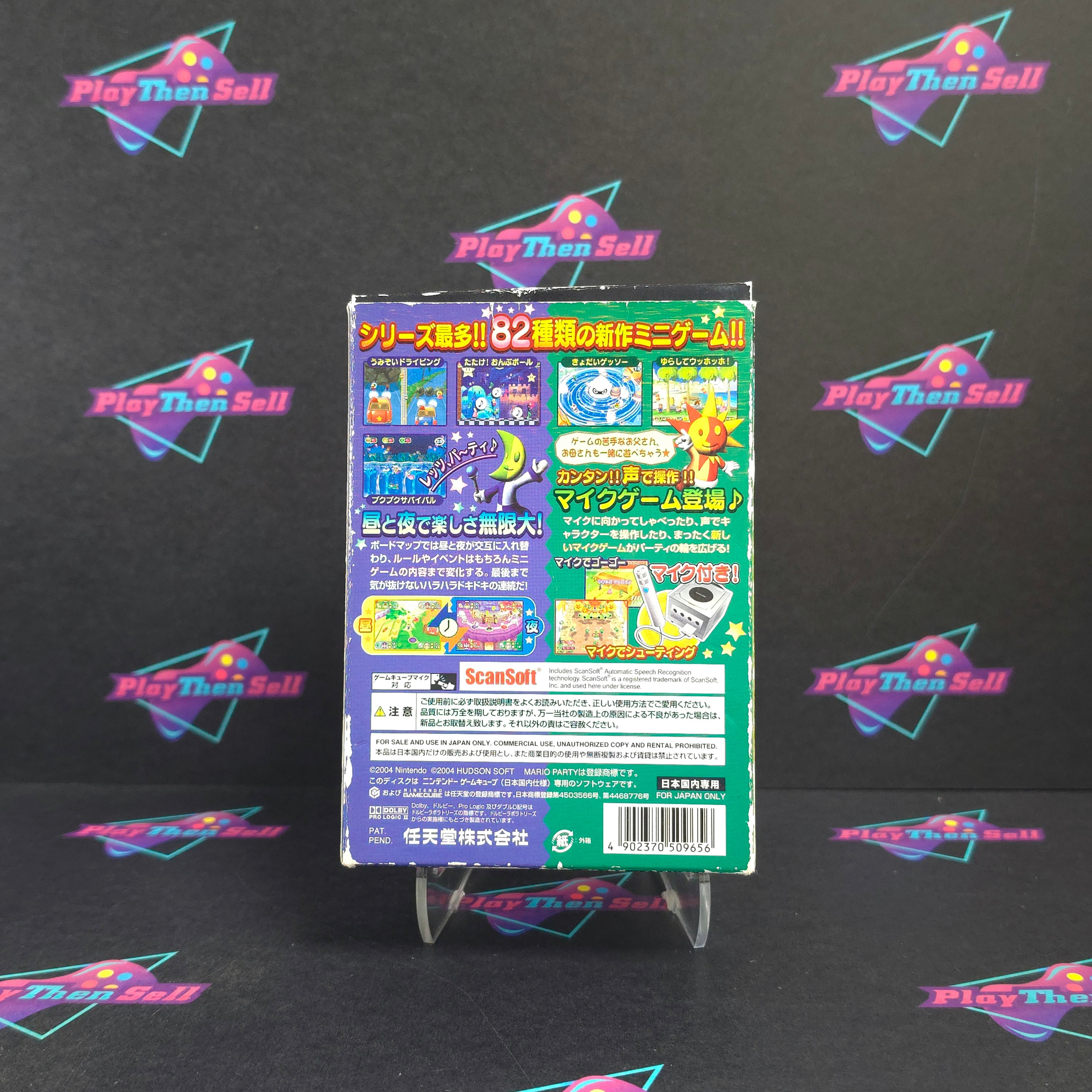 Mario Party 6 Mic Set Nintendo Gamecube Japan Import Complete - Excellent
