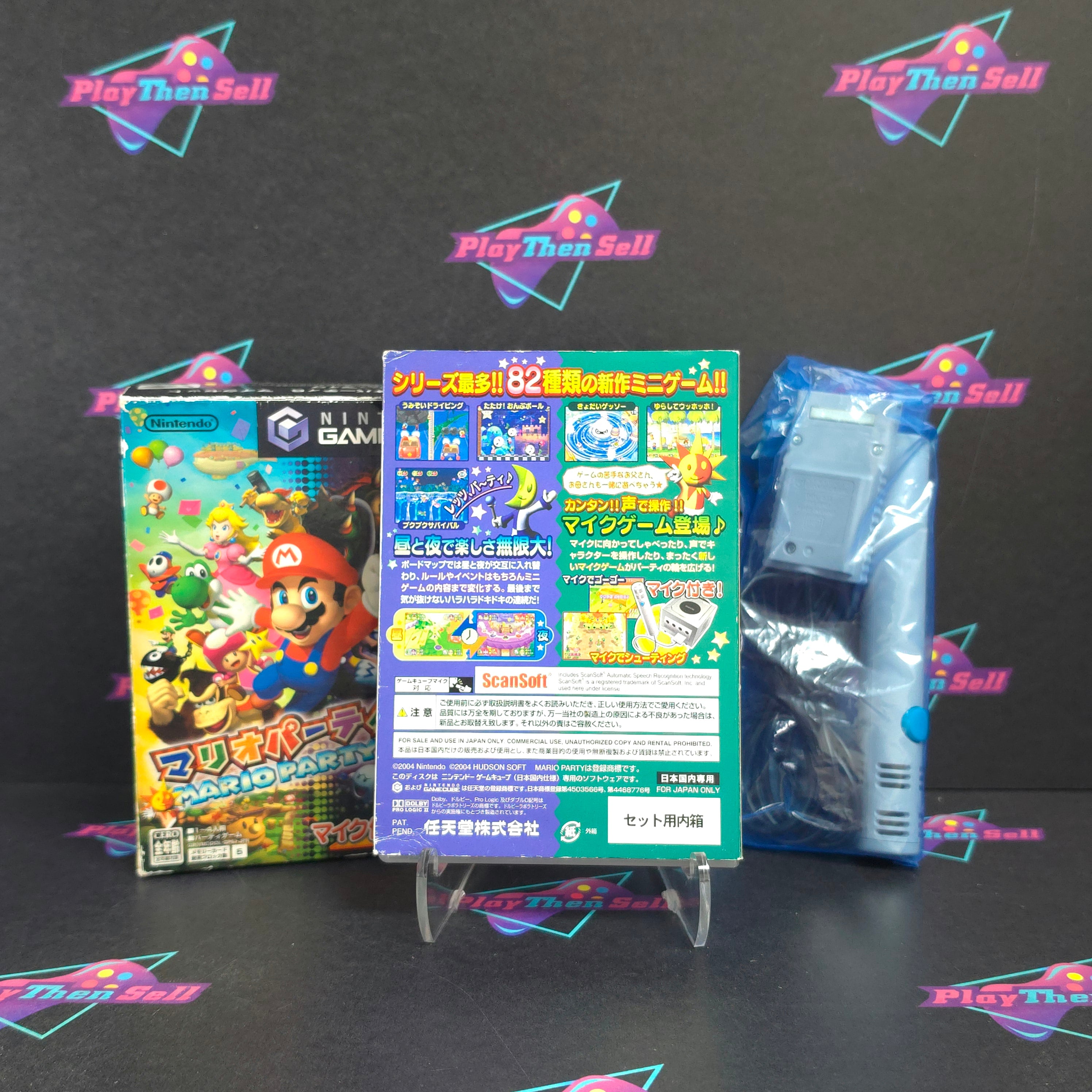 Mario Party 6 Mic Set Nintendo Gamecube Japan Import Complete - Excellent