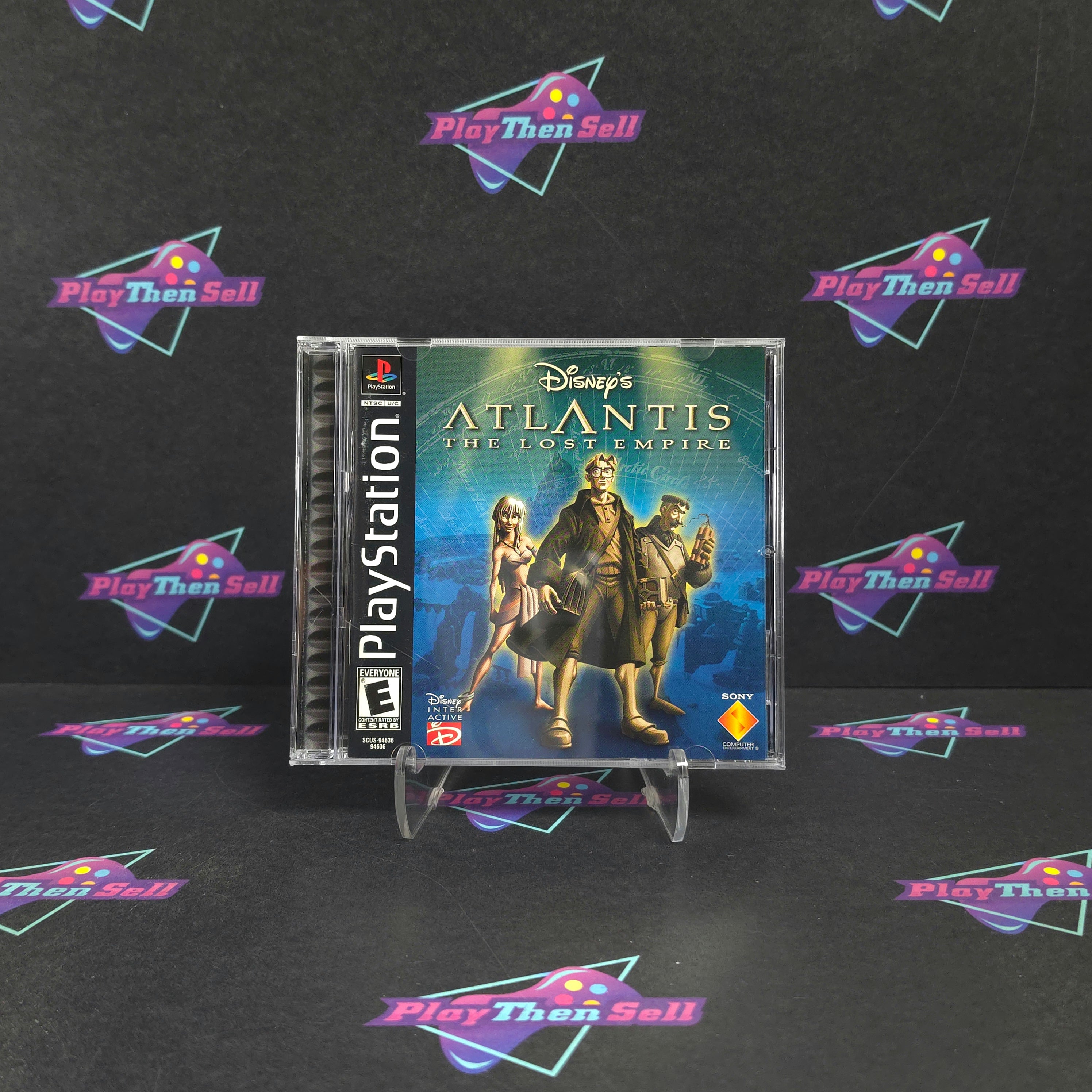 Atlantis The Lost Empire PS1 PlayStation 1 Complete - Excellent