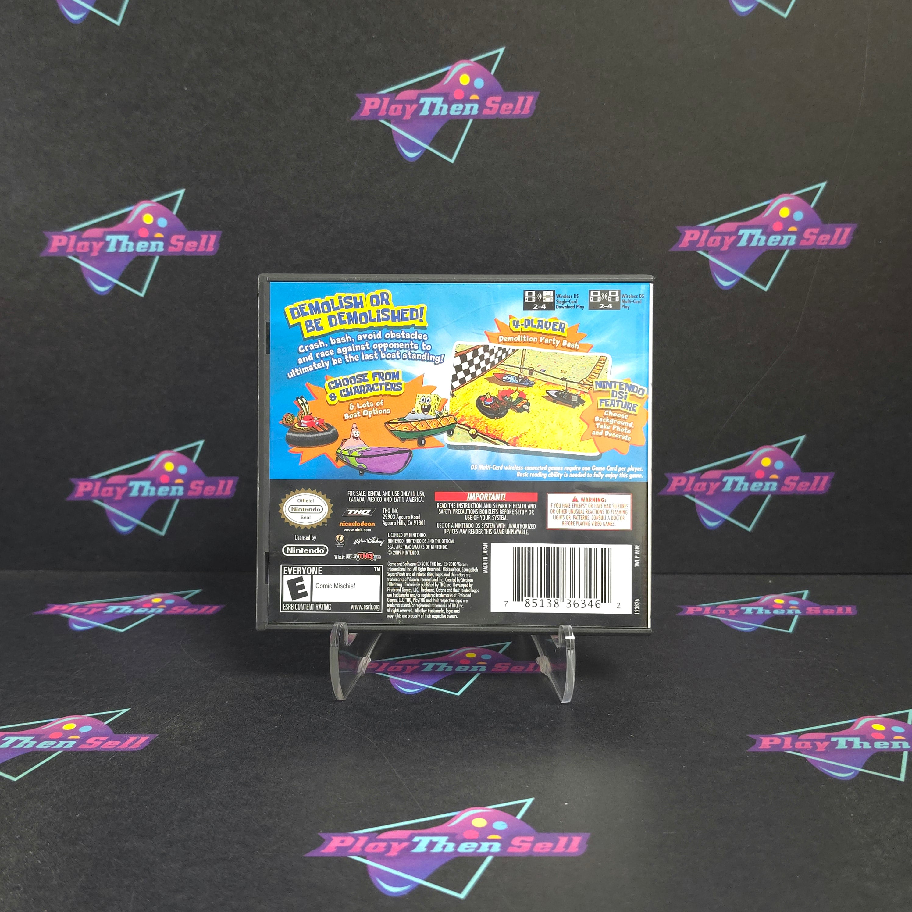 Spongebob's Boating Bash Nintendo DS Complete - Excellent