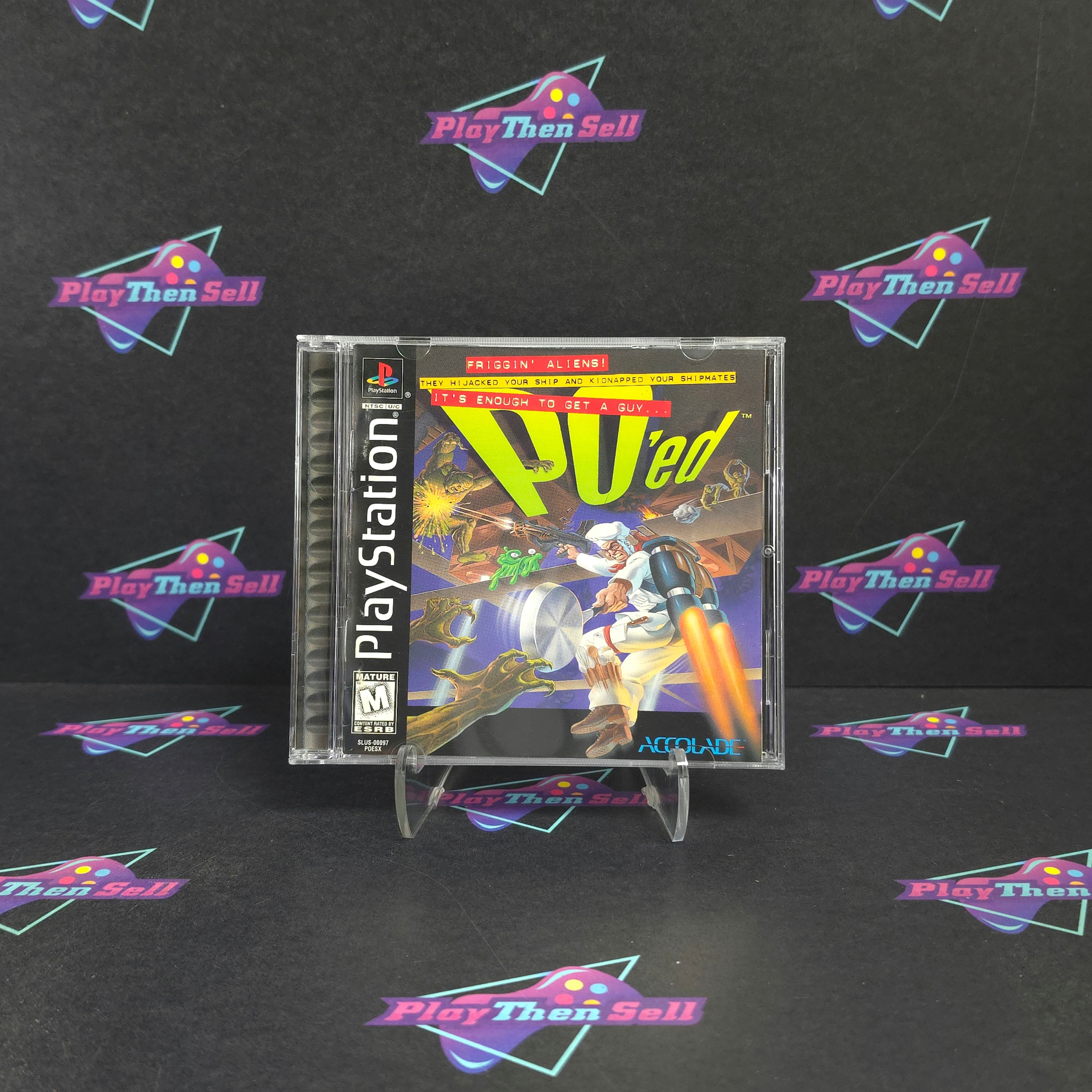 PO'ed PS1 PlayStation 1 Complete - Excellent
