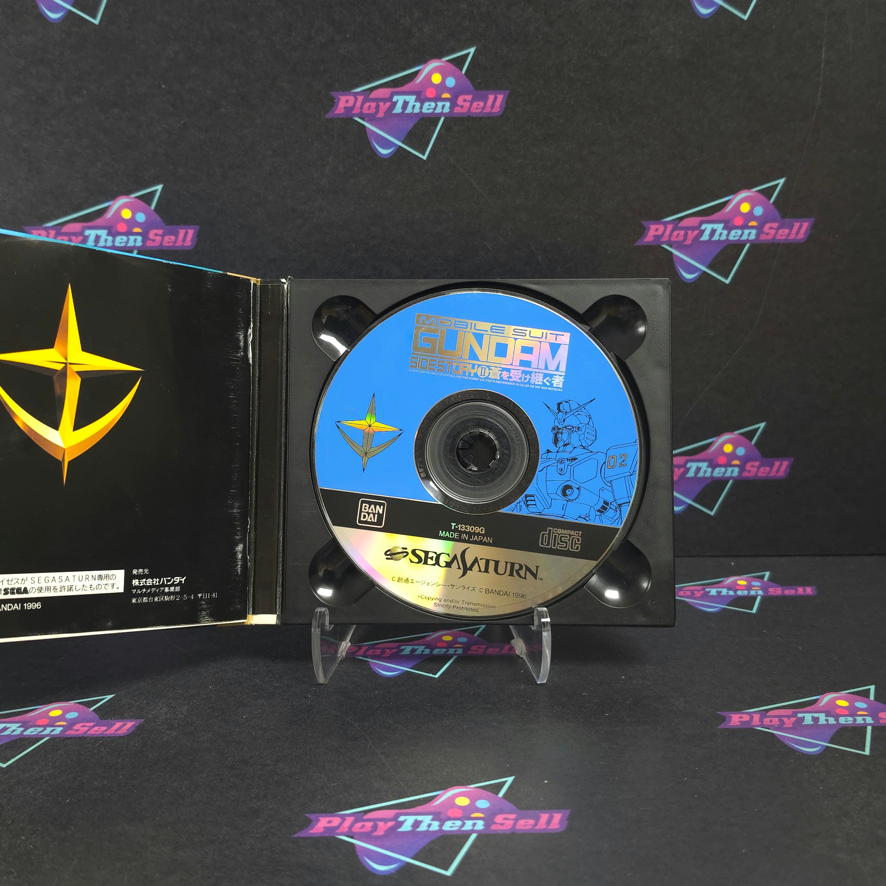 Kido Senshi Gundam Gaiden II (2) Aoi o Uketsugu Mono Sega Saturn Japan Import CIB - Very Good