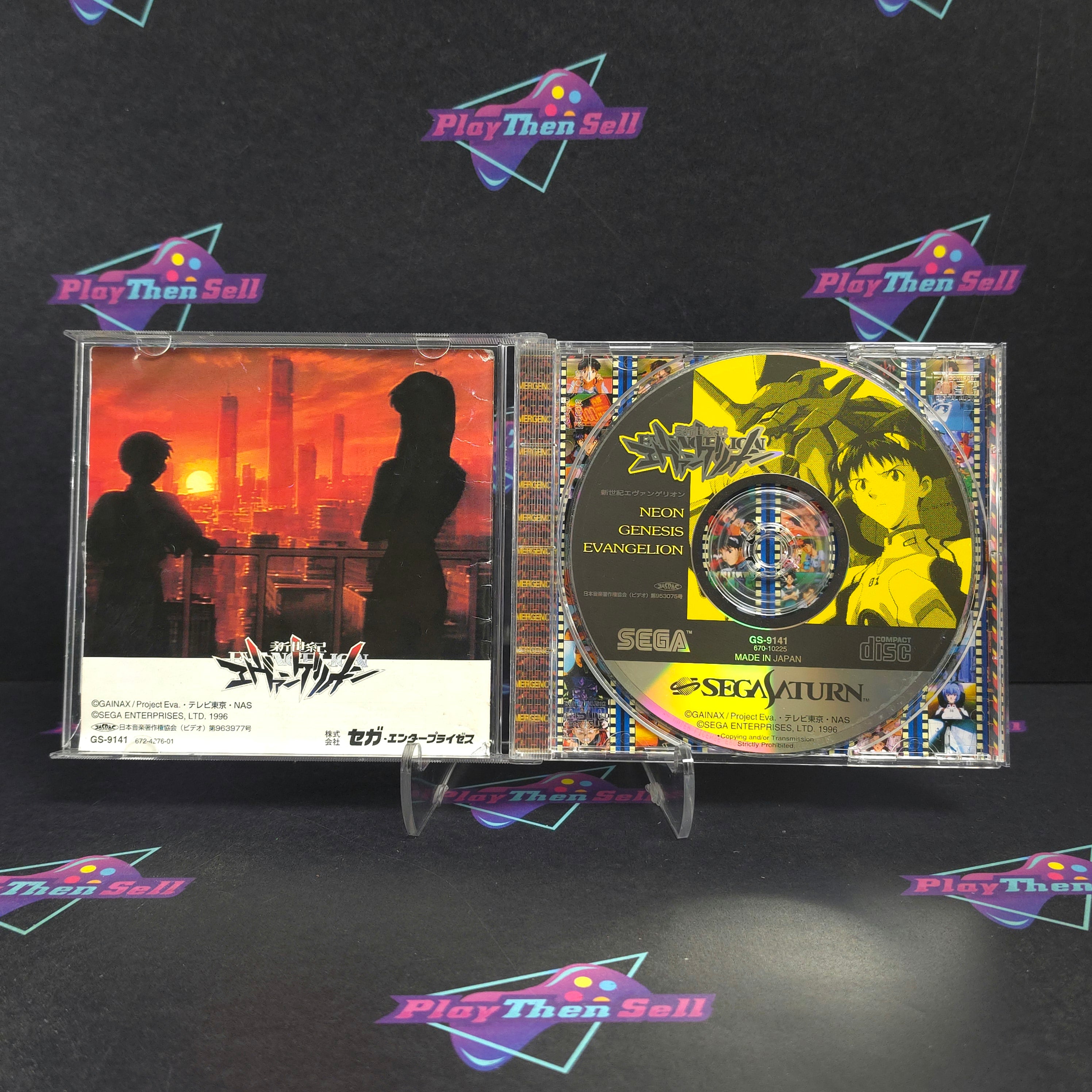 Neon Genesis Evangelion Sega Saturn Japan Import Complete - Very Good