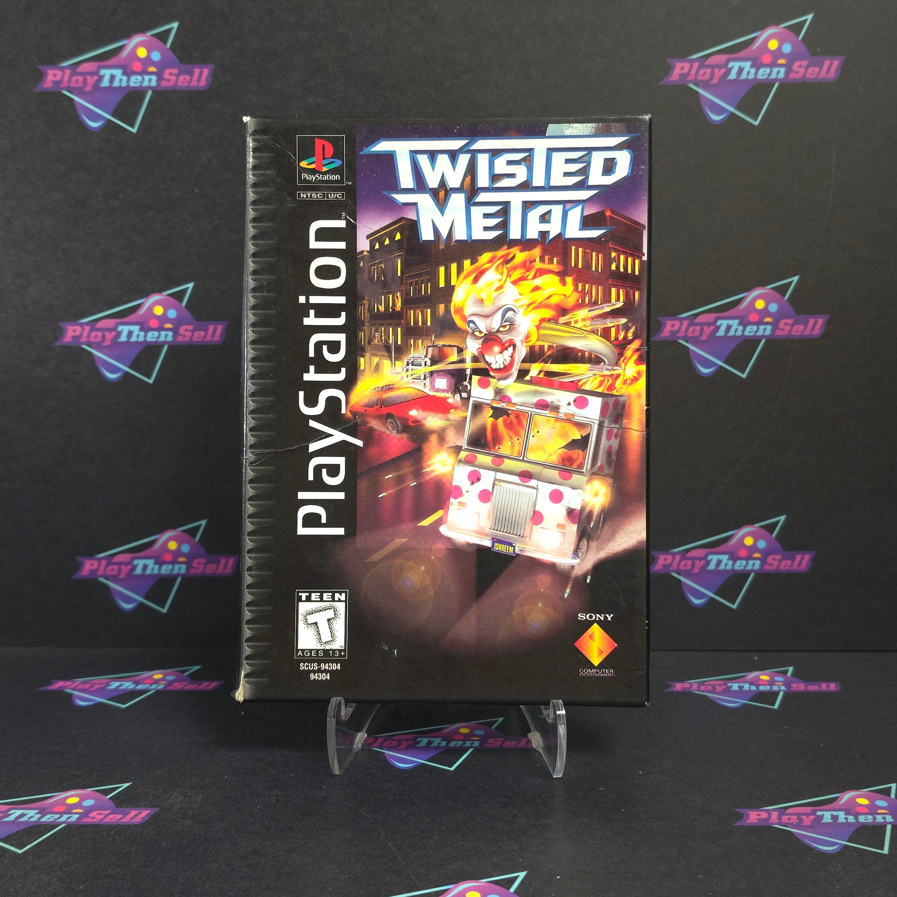 Twisted Metal PS1 PlayStation 1 LongBox + Reg Complete - Very Good