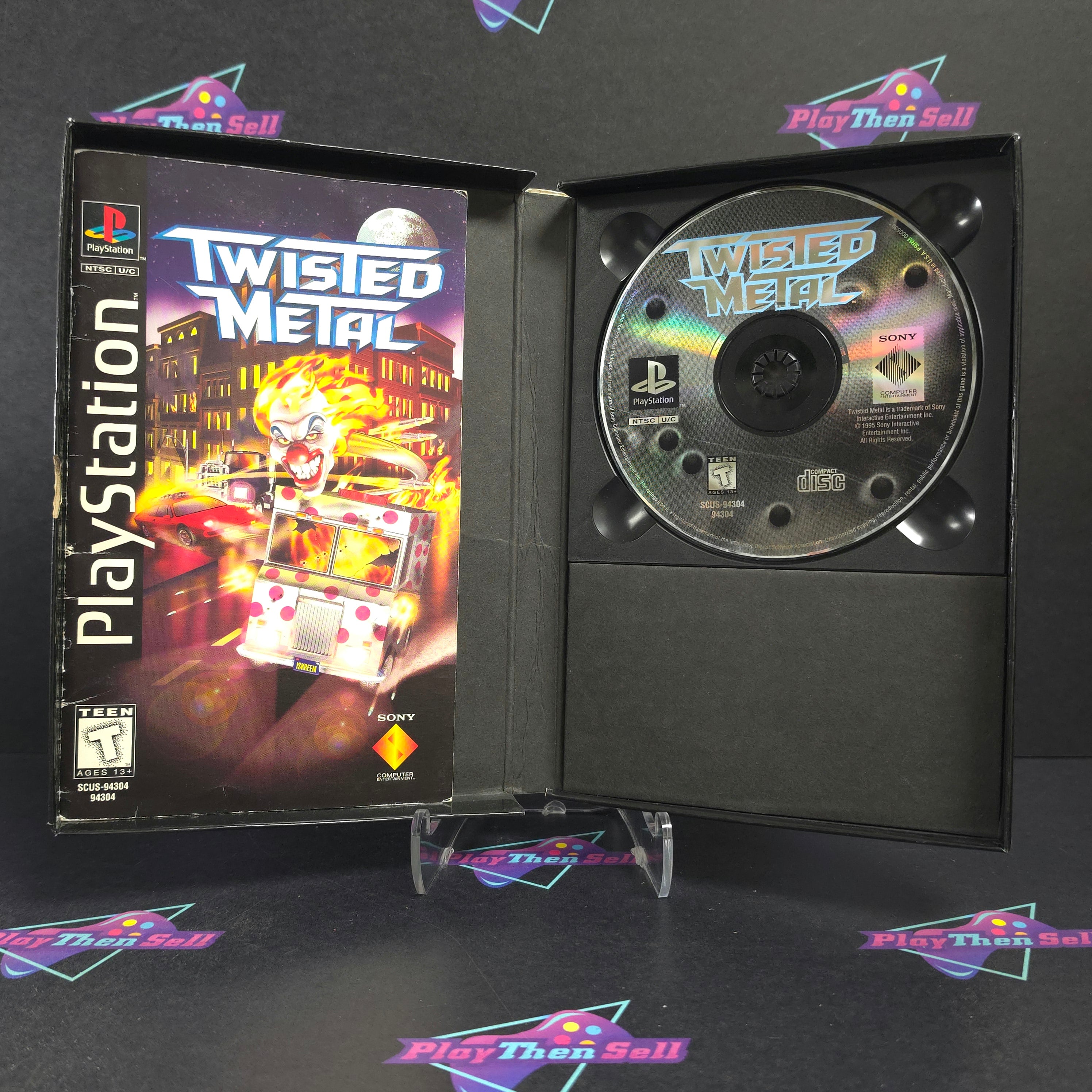 Twisted Metal PS1 PlayStation 1 LongBox + Reg Complete - Very Good