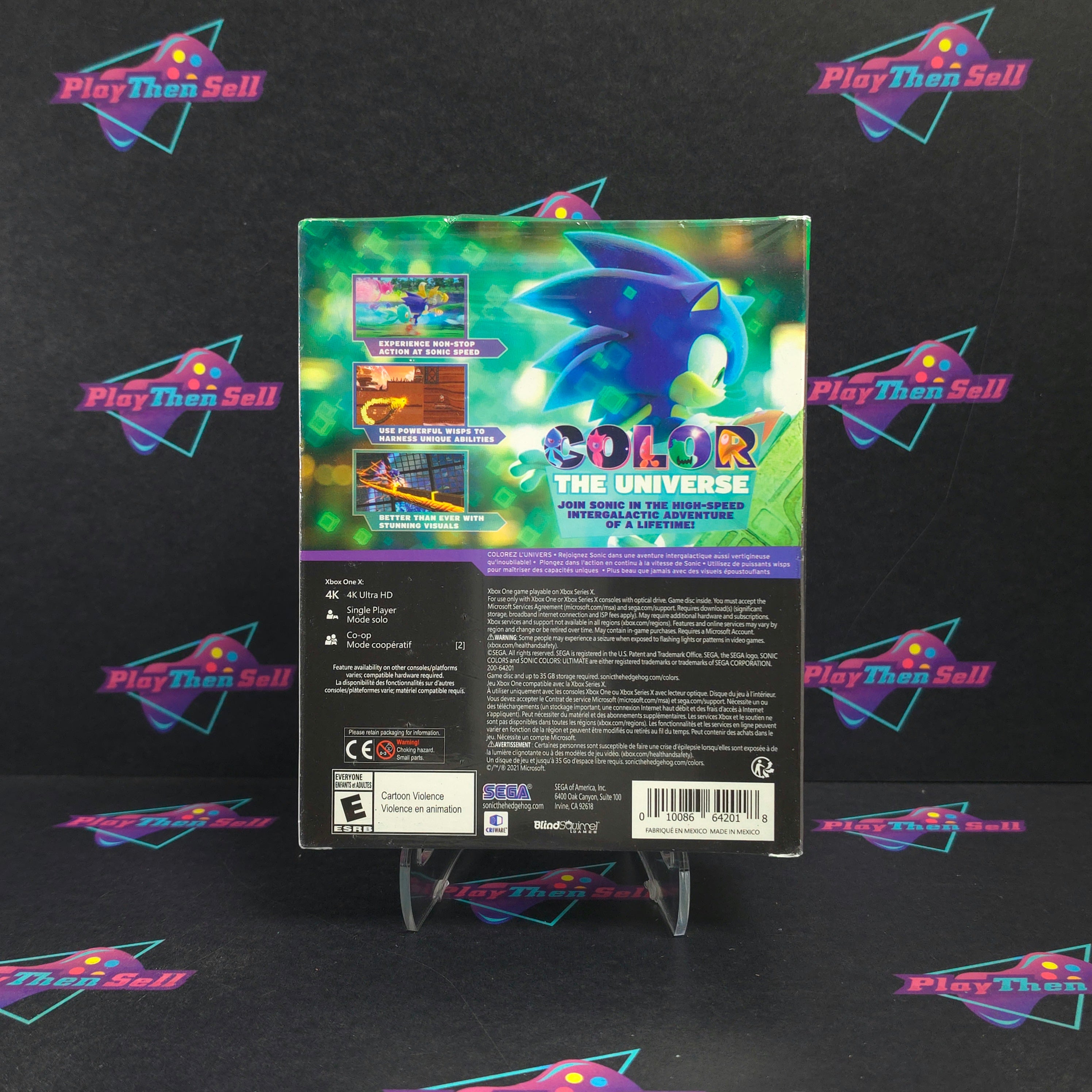 Sonic Colors Ultimate Launch Edition Xbox One / Series X + Keychain - Sealed New