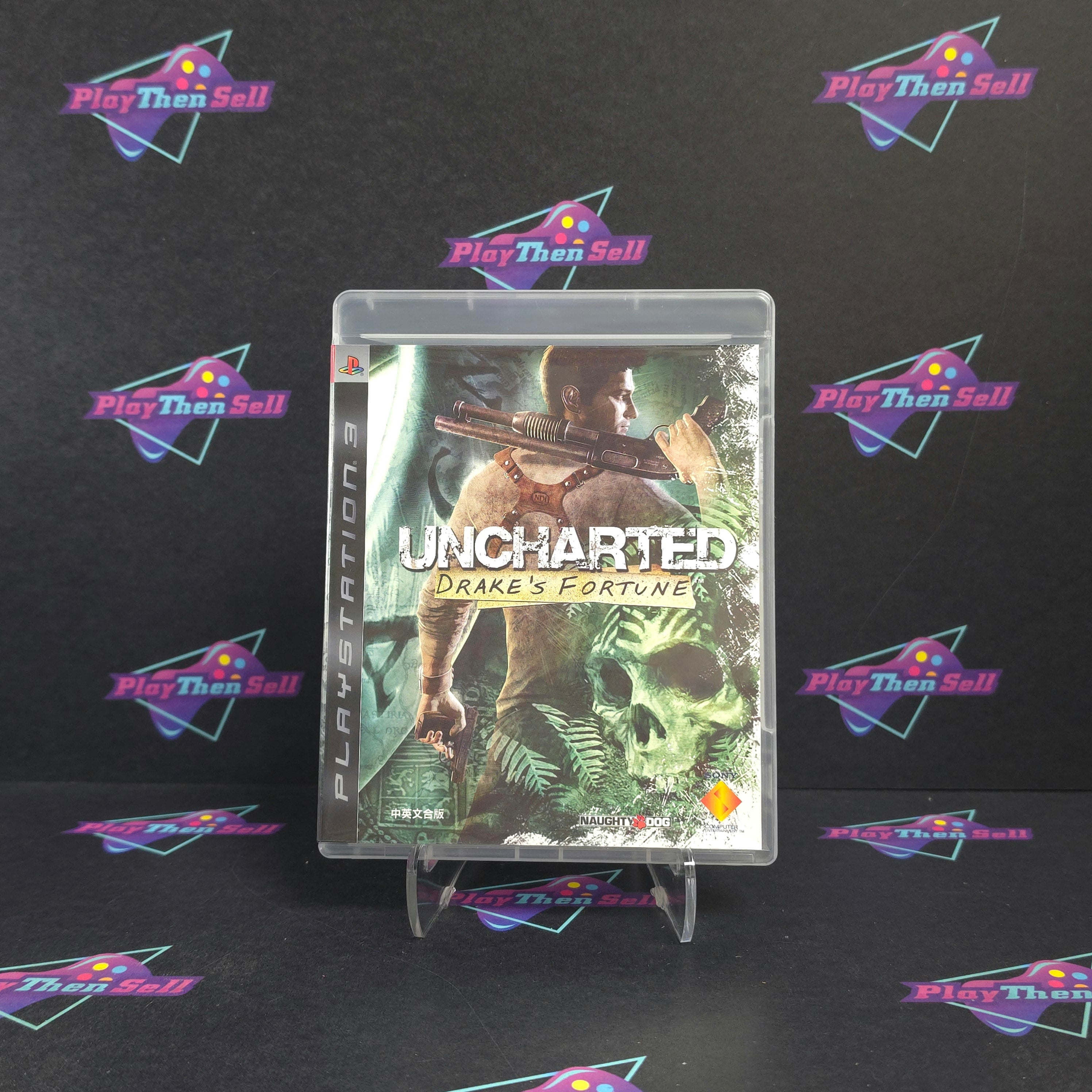 Uncharted Drake's Fortune PS3 PlayStation 3 Chinese Version Complete - Excellent