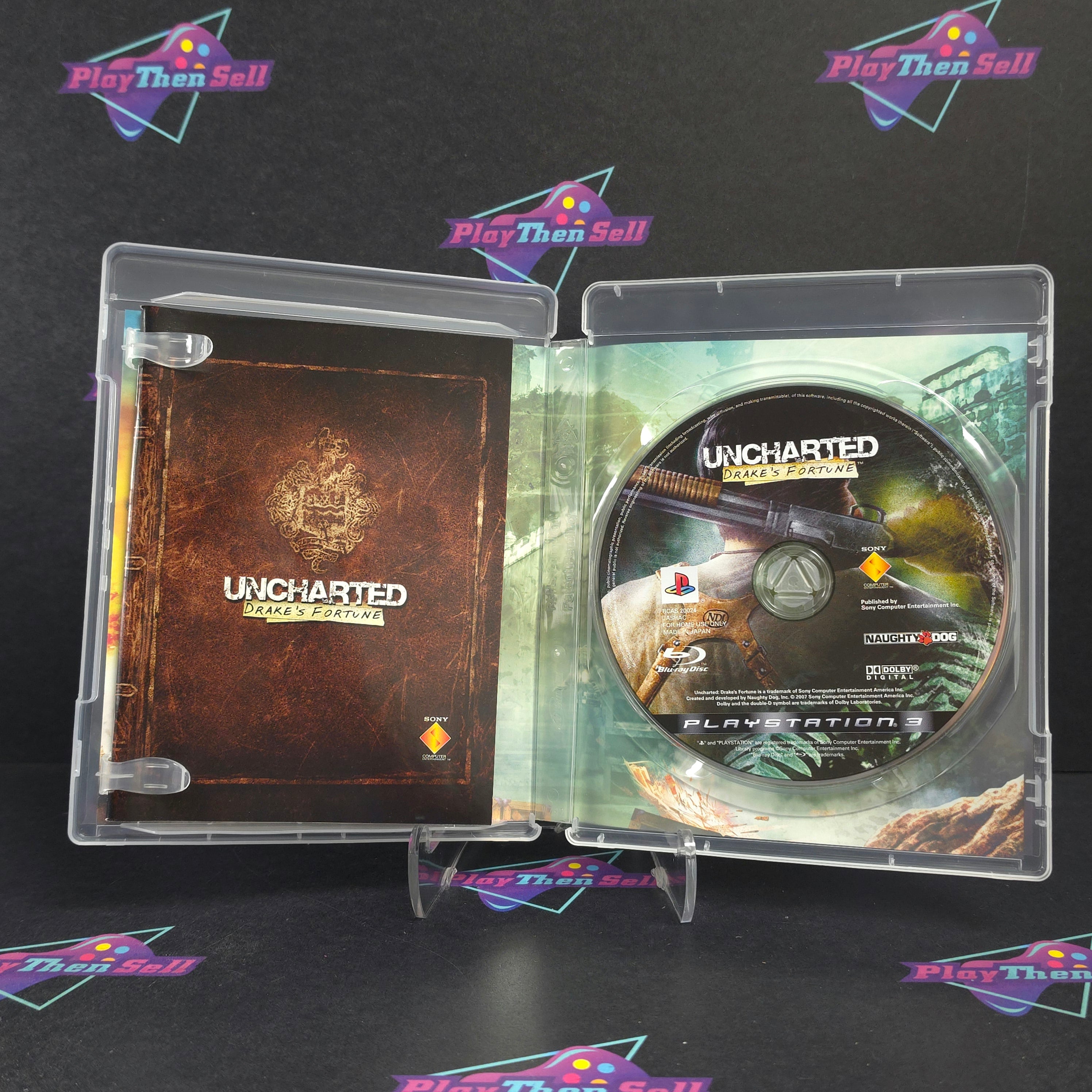 Uncharted Drake's Fortune PS3 PlayStation 3 Chinese Version Complete - Excellent