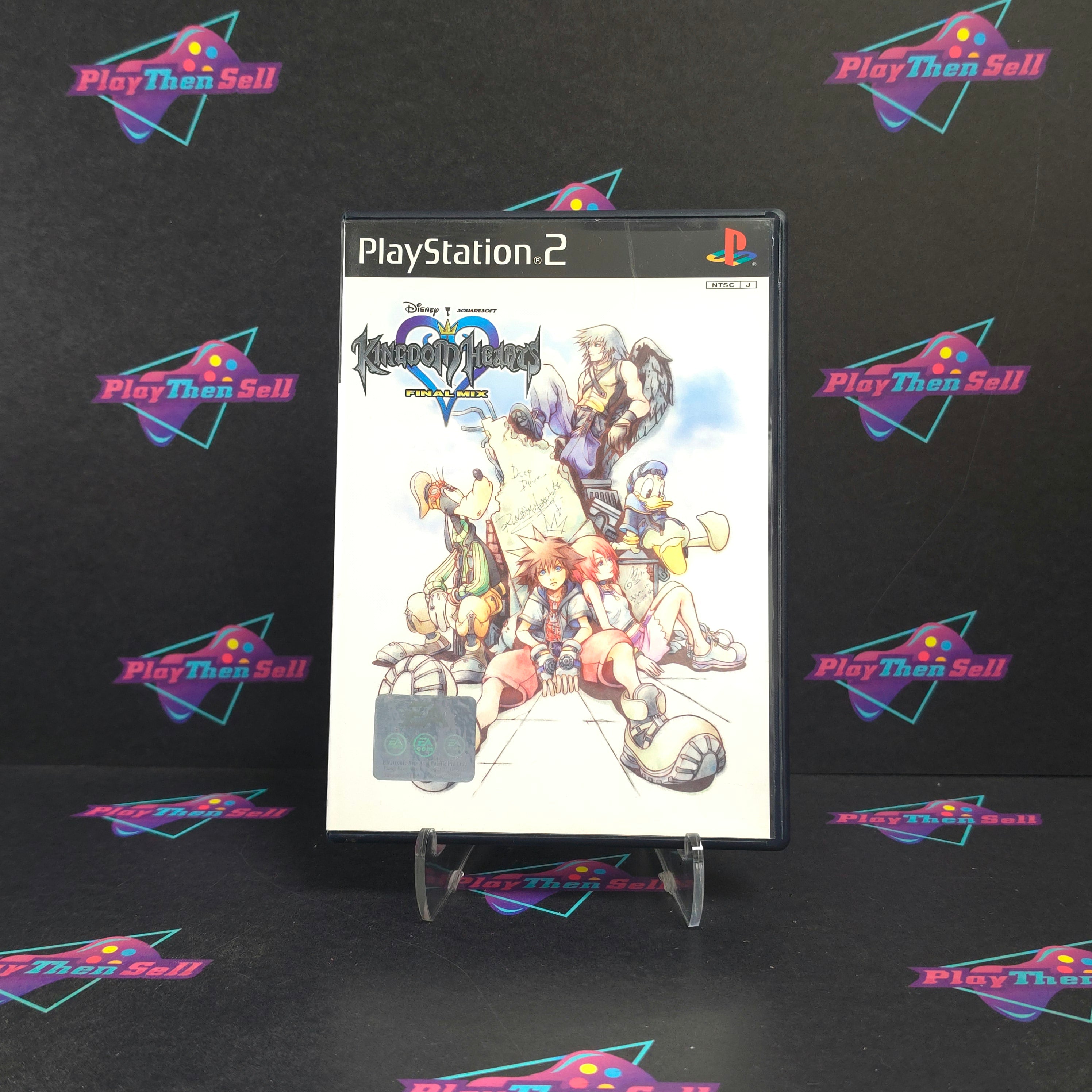 Kingdom Hearts Final Mix PS2 PlayStation 2 Japan Import Complete - Excellent