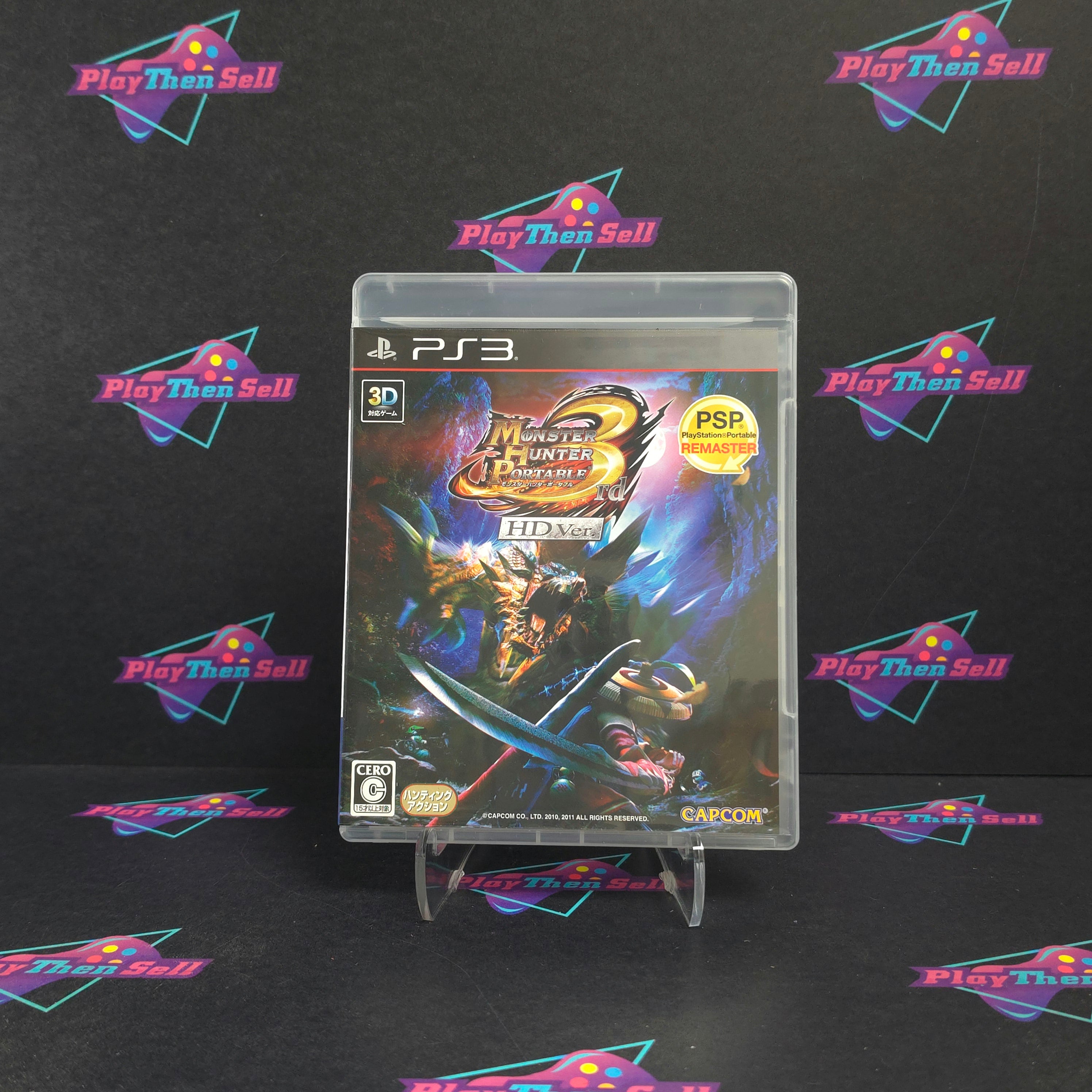 Monster hunter Portable 3rd HD Ver. PS3 PlayStation 3 Japan Import Complete - Excellent