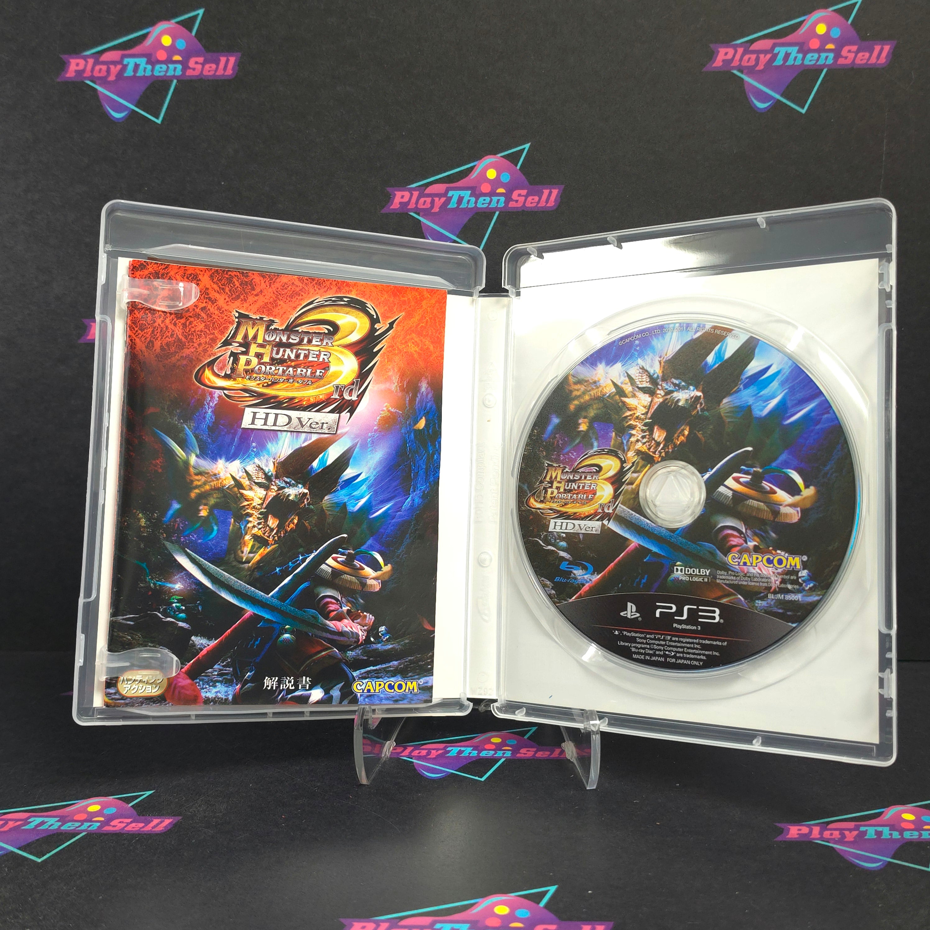 Monster hunter Portable 3rd HD Ver. PS3 PlayStation 3 Japan Import Complete - Excellent