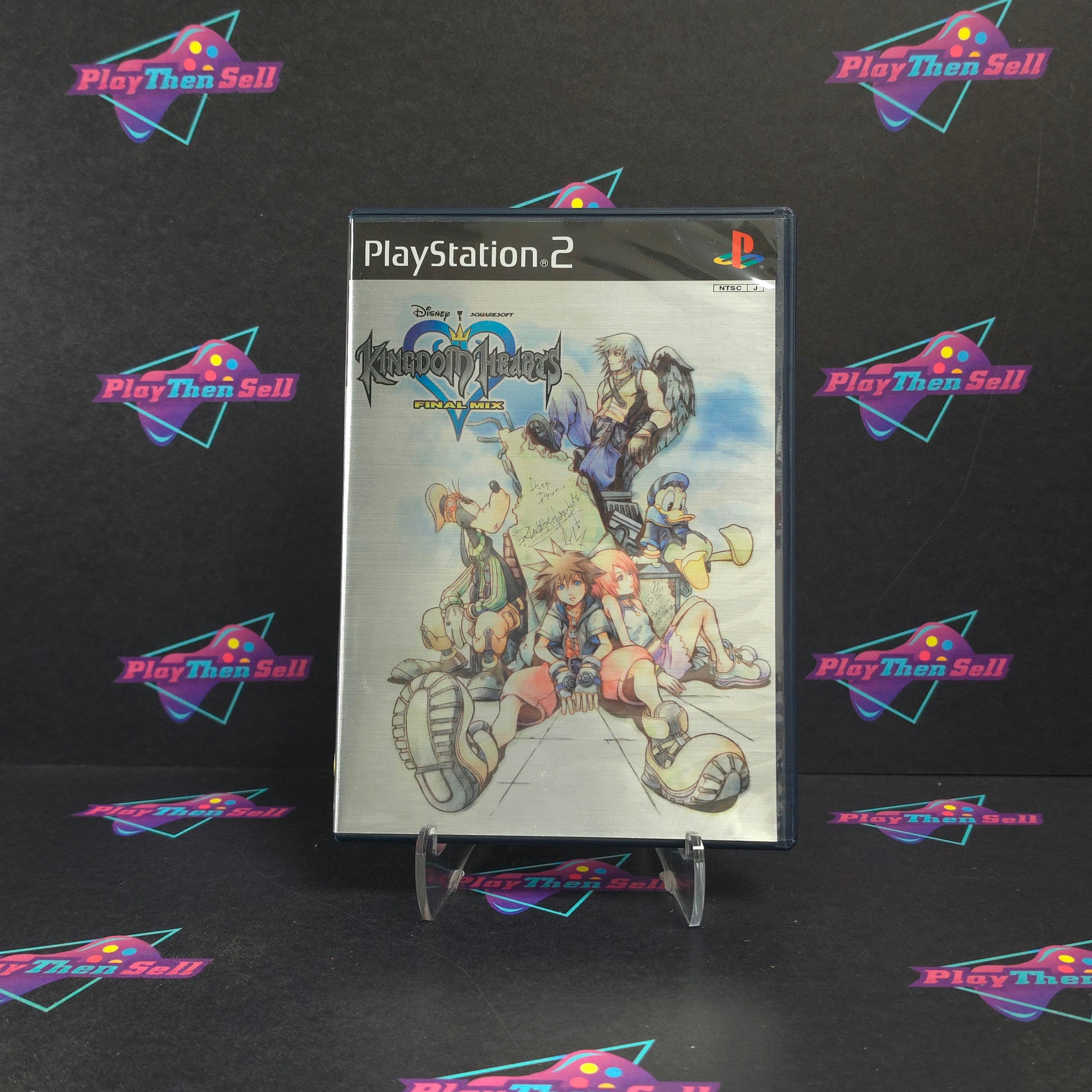 Kingdom Hearts Final Mix PS2 PlayStation 2 Japan Import Holo Cover Complete - Excellent