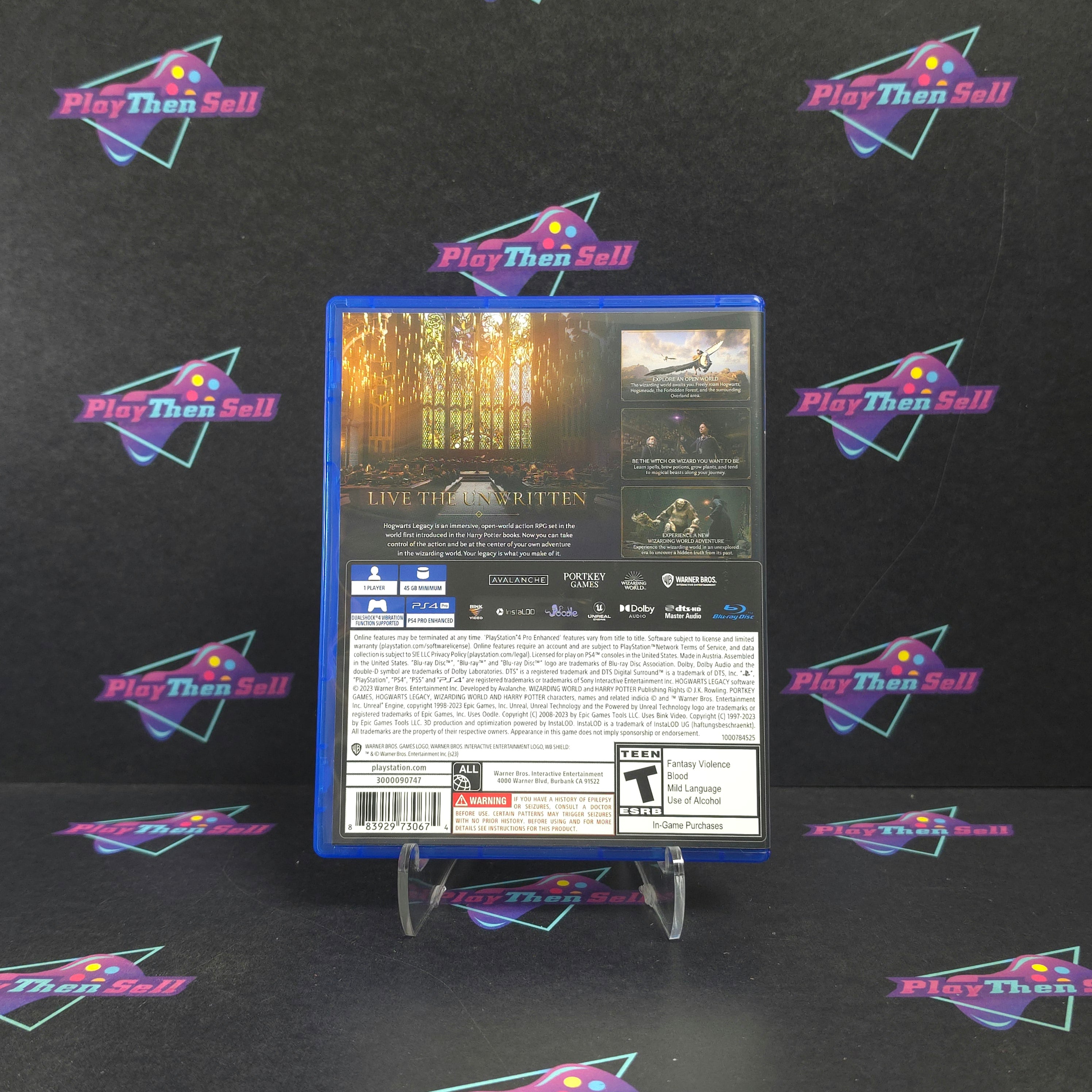 Hogwarts Legacy PS4 PlayStation 4 Complete - Excellent