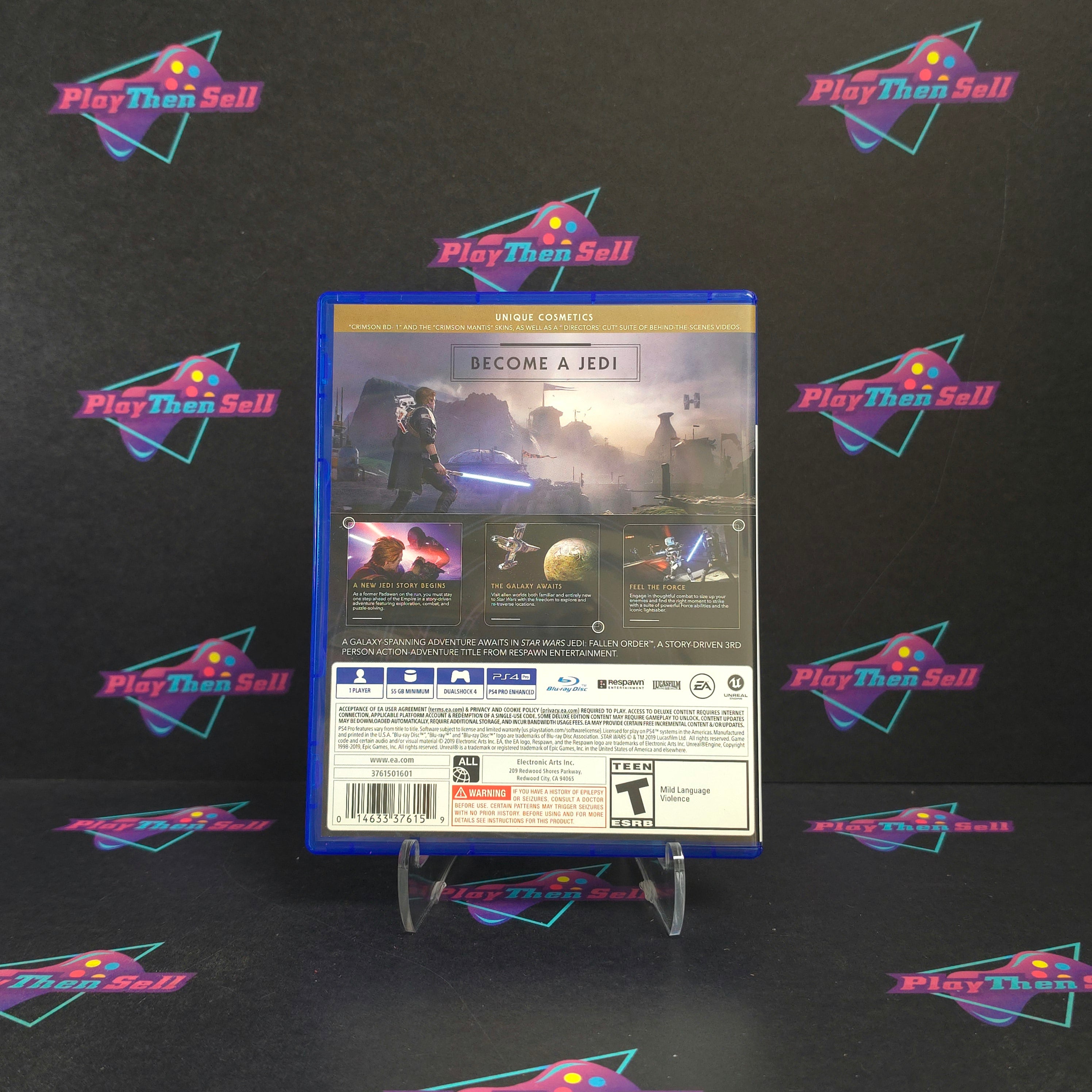Star Wars Jedi Fallen Order Deluxe Edition PS4 PlayStation 4 Complete - Excellent