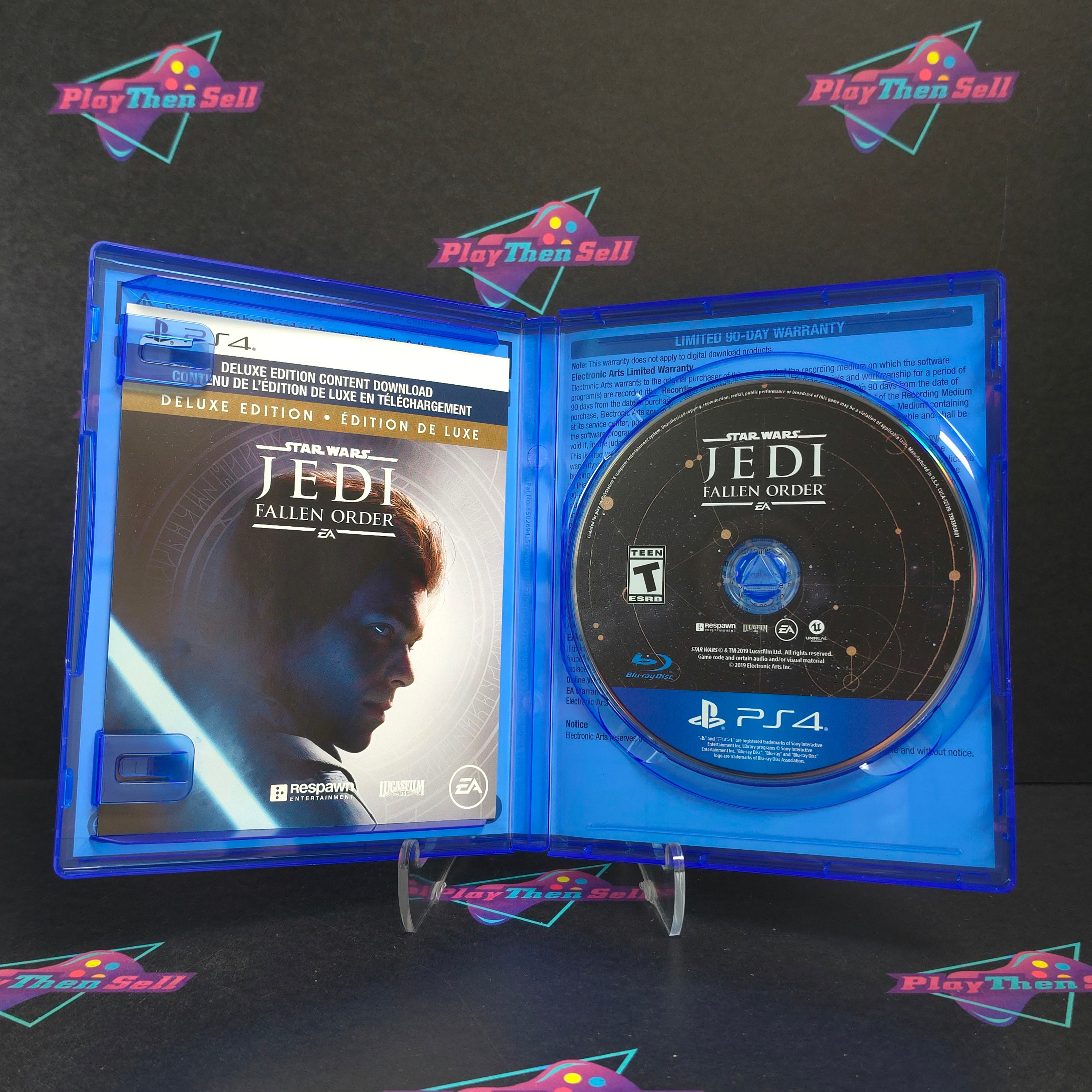 Star Wars Jedi Fallen Order Deluxe Edition PS4 PlayStation 4 Complete - Excellent