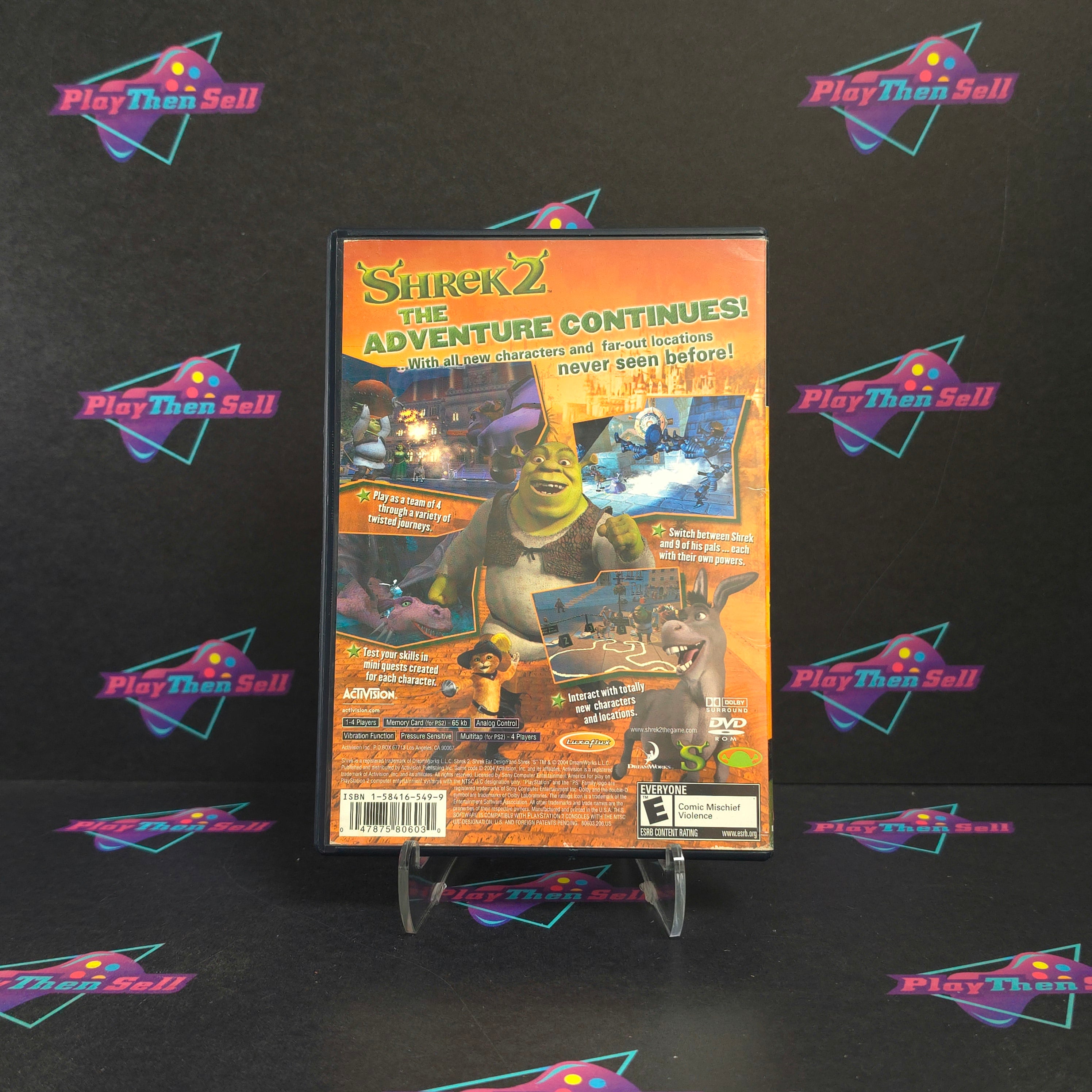 Shrek 2 PS2 PlayStation 2 Complete - Very Good