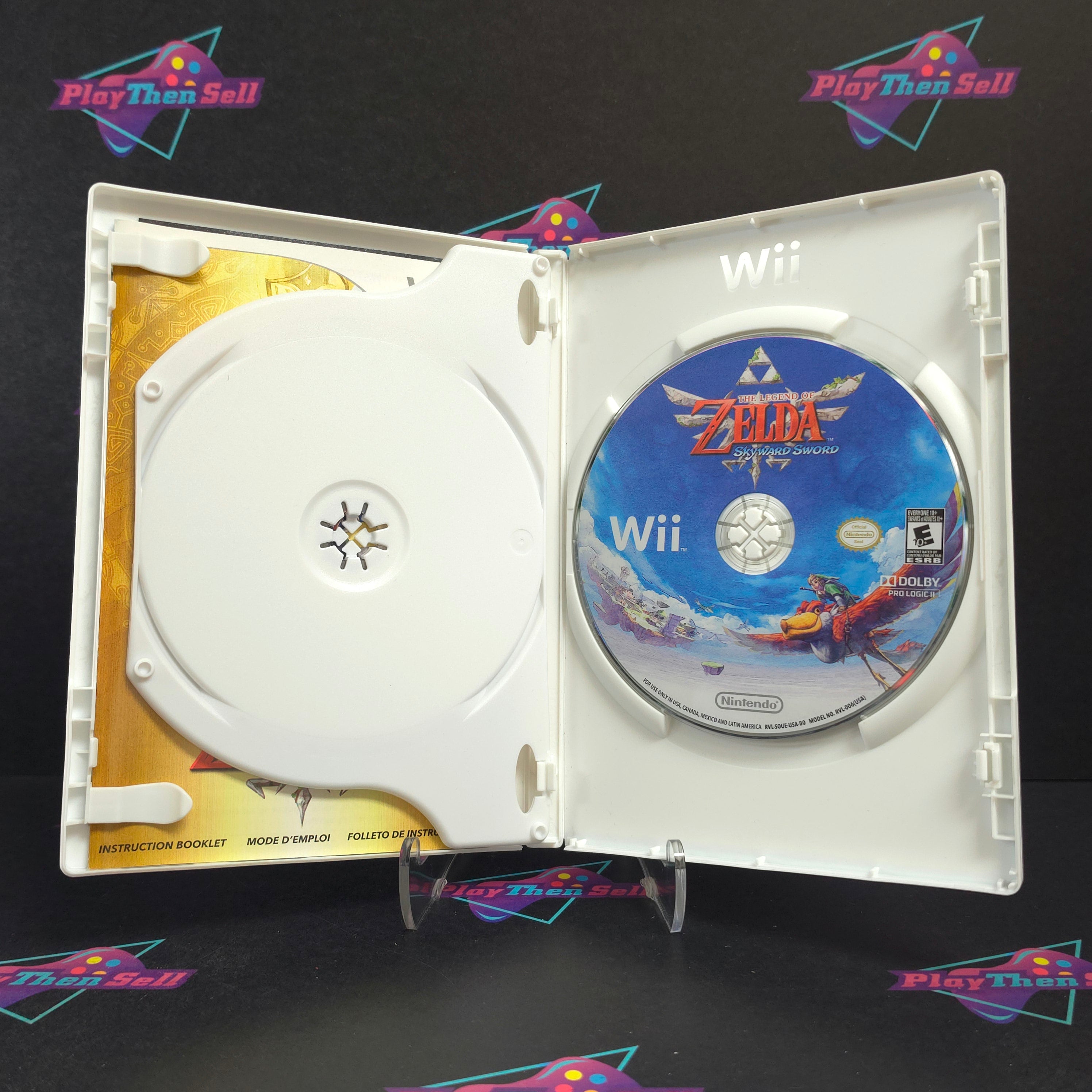 Legend of Zelda Skyward Sword Nintendo Wii + CD Complete - Excellent