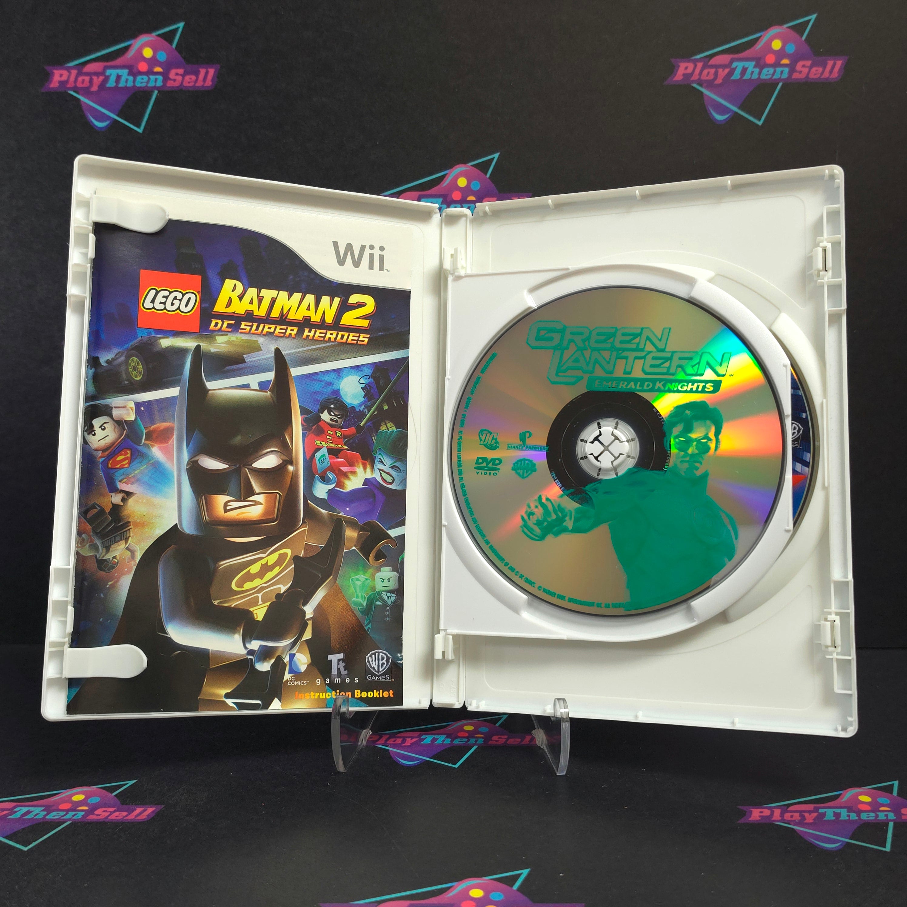 Lego Batman 2 DC Super Heroes Nintendo Wii + DVD Complete - Excellent